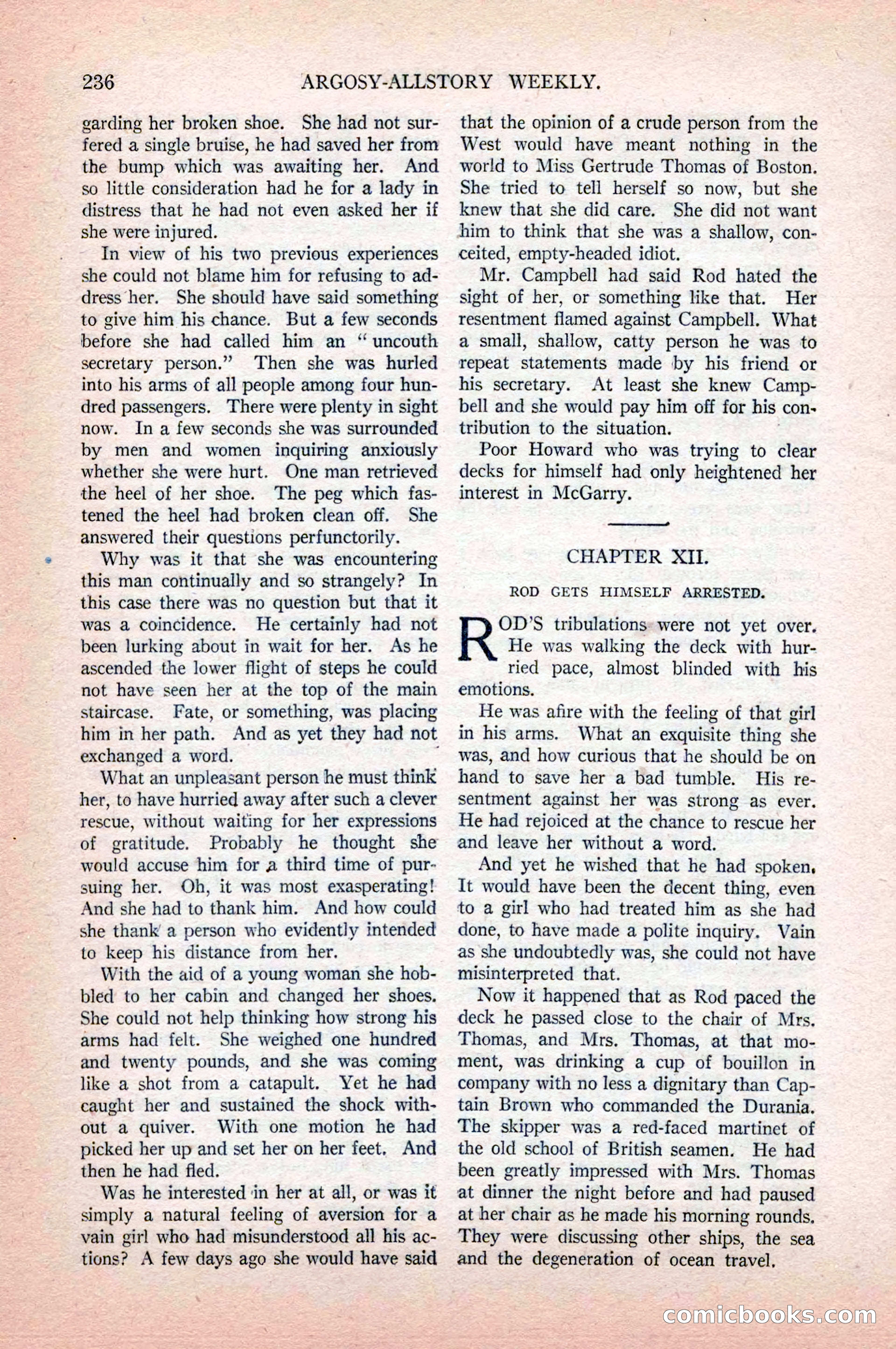 Argosy All-Story Weekly, April 18, 1925 — page 86 of 172