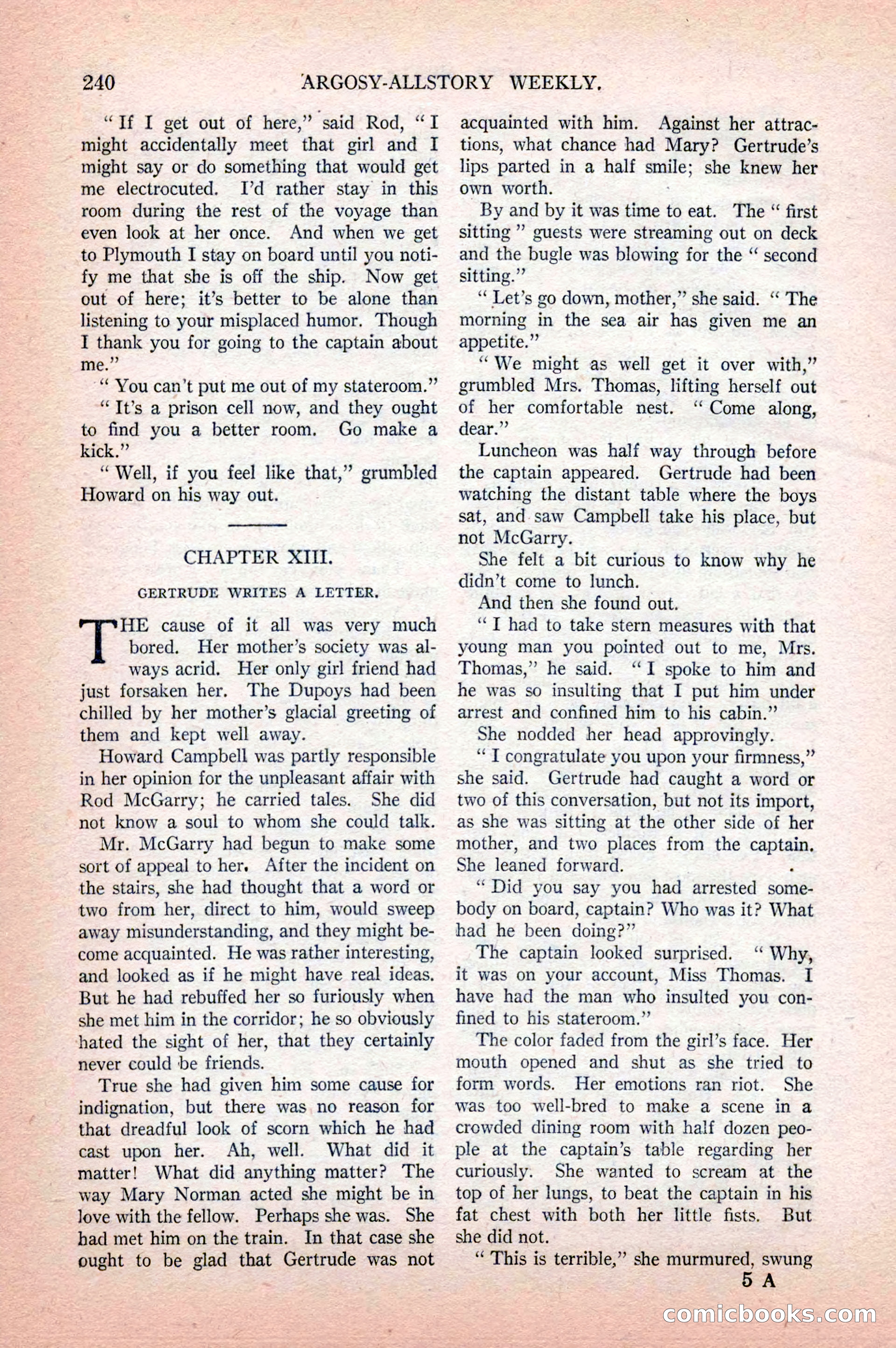 Argosy All-Story Weekly, April 18, 1925 — page 90 of 172
