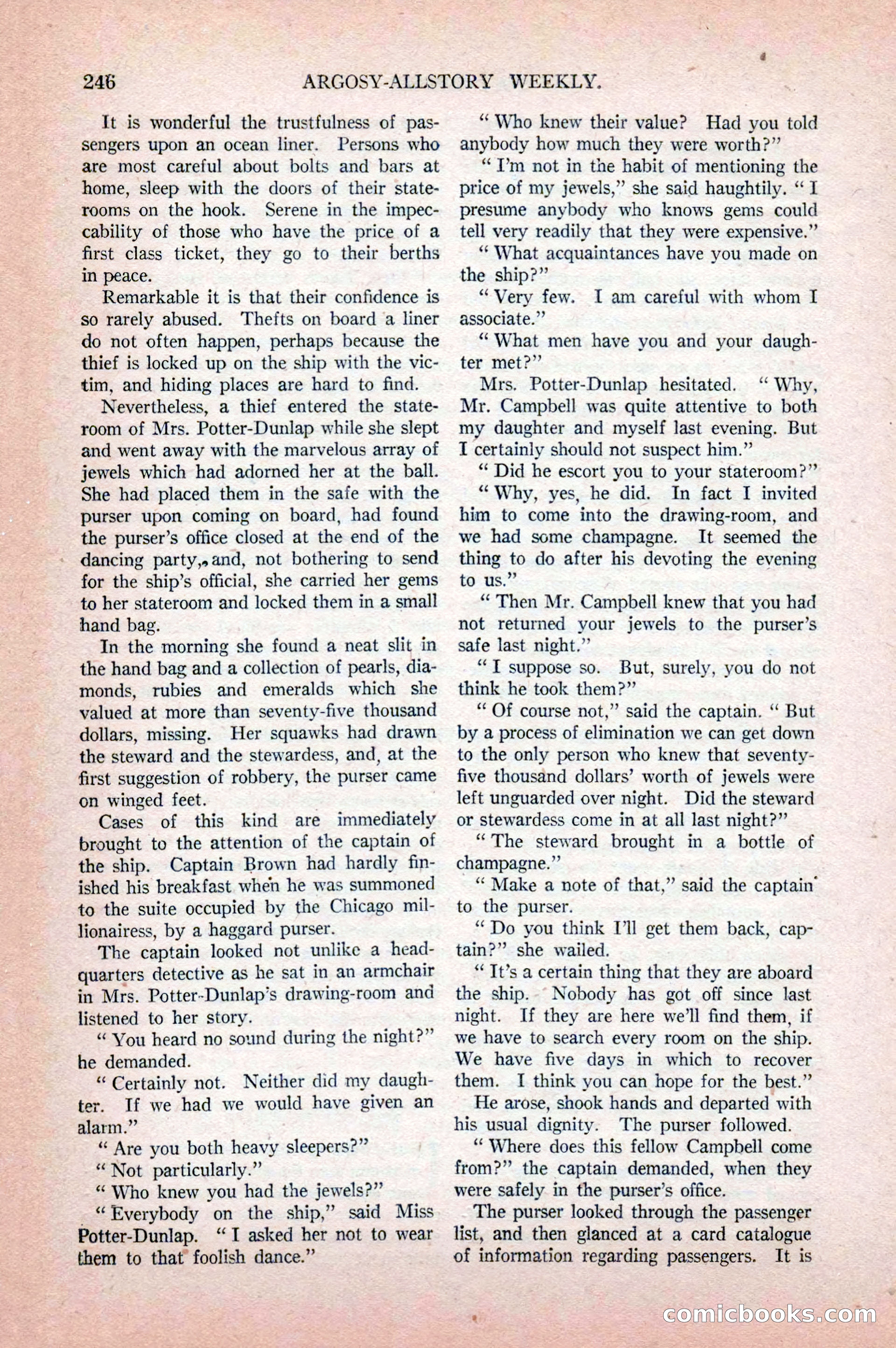 Argosy All-Story Weekly, April 18, 1925 — page 96 of 172