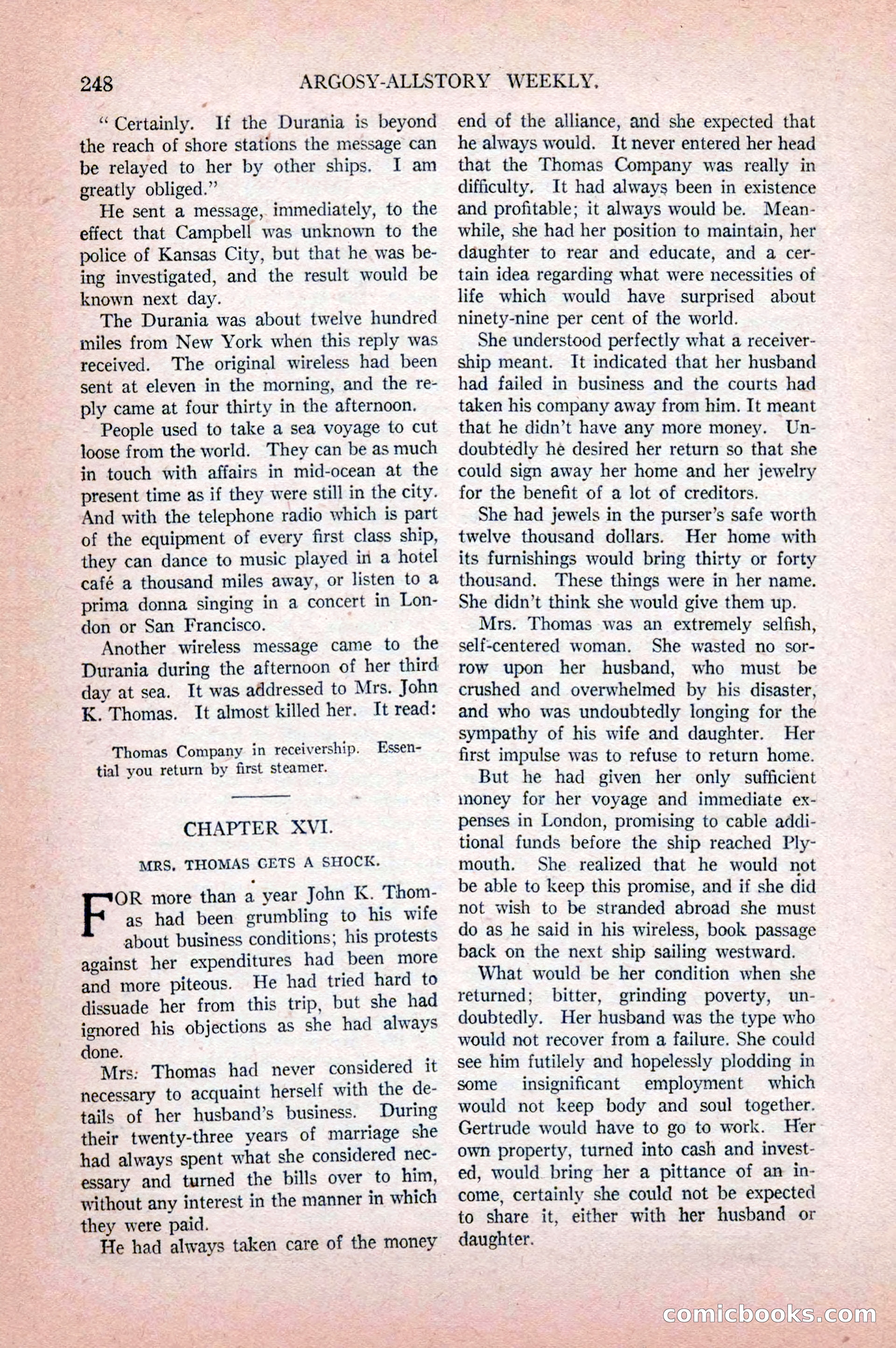 Argosy All-Story Weekly, April 18, 1925 — page 98 of 172