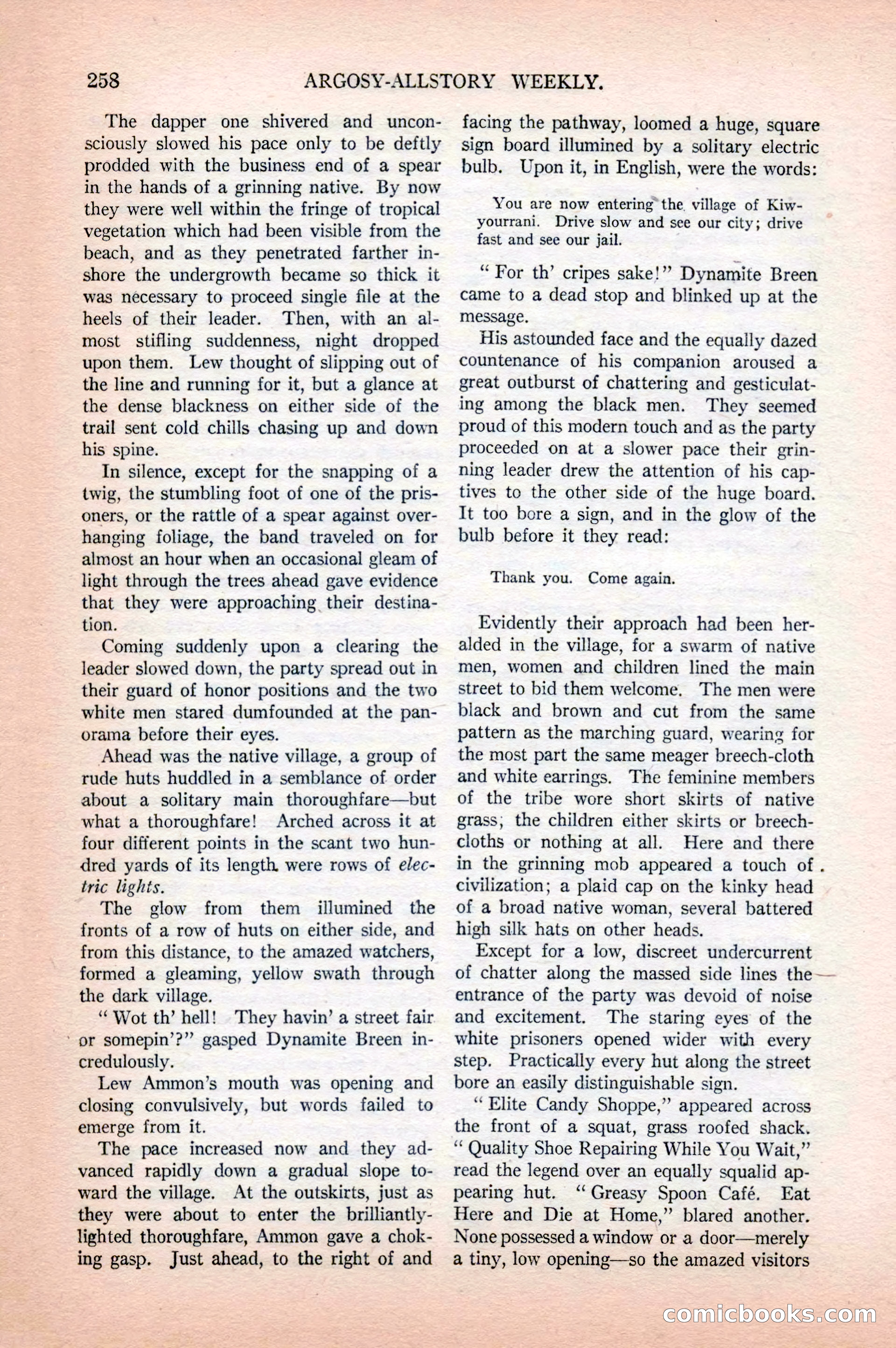 Argosy All-Story Weekly, April 18, 1925 — page 108 of 172