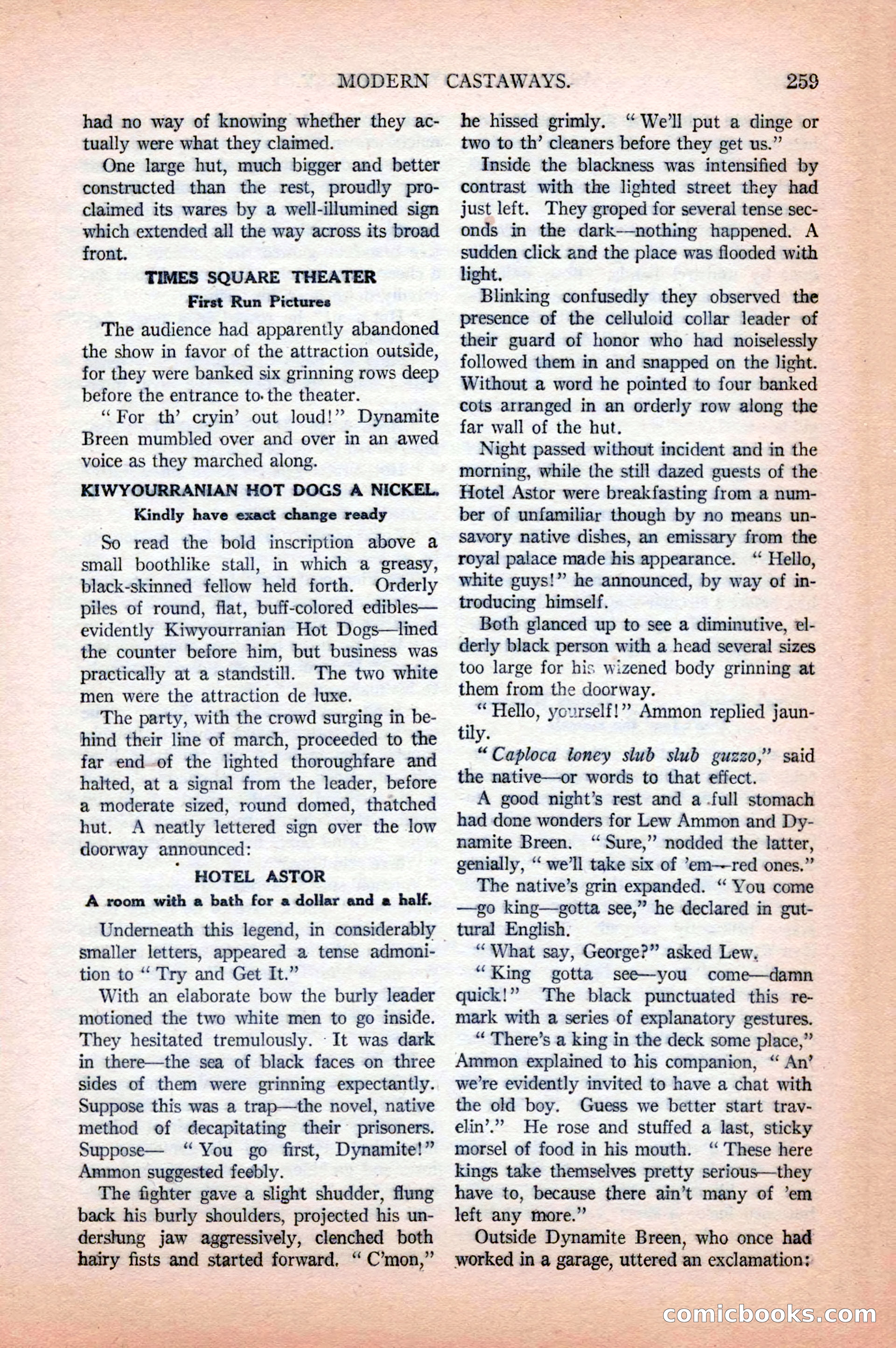 Argosy All-Story Weekly, April 18, 1925 — page 109 of 172