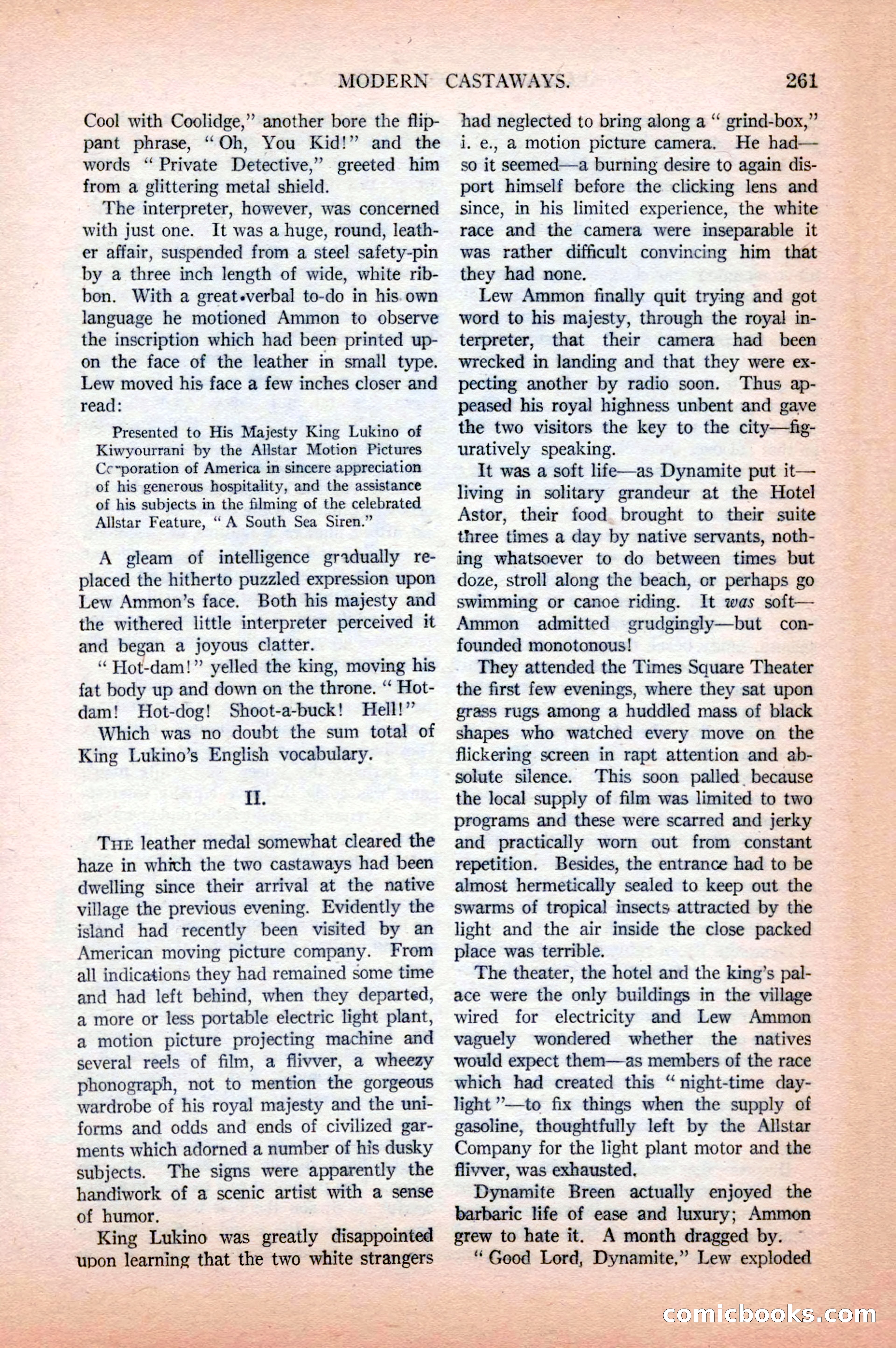 Argosy All-Story Weekly, April 18, 1925 — page 111 of 172