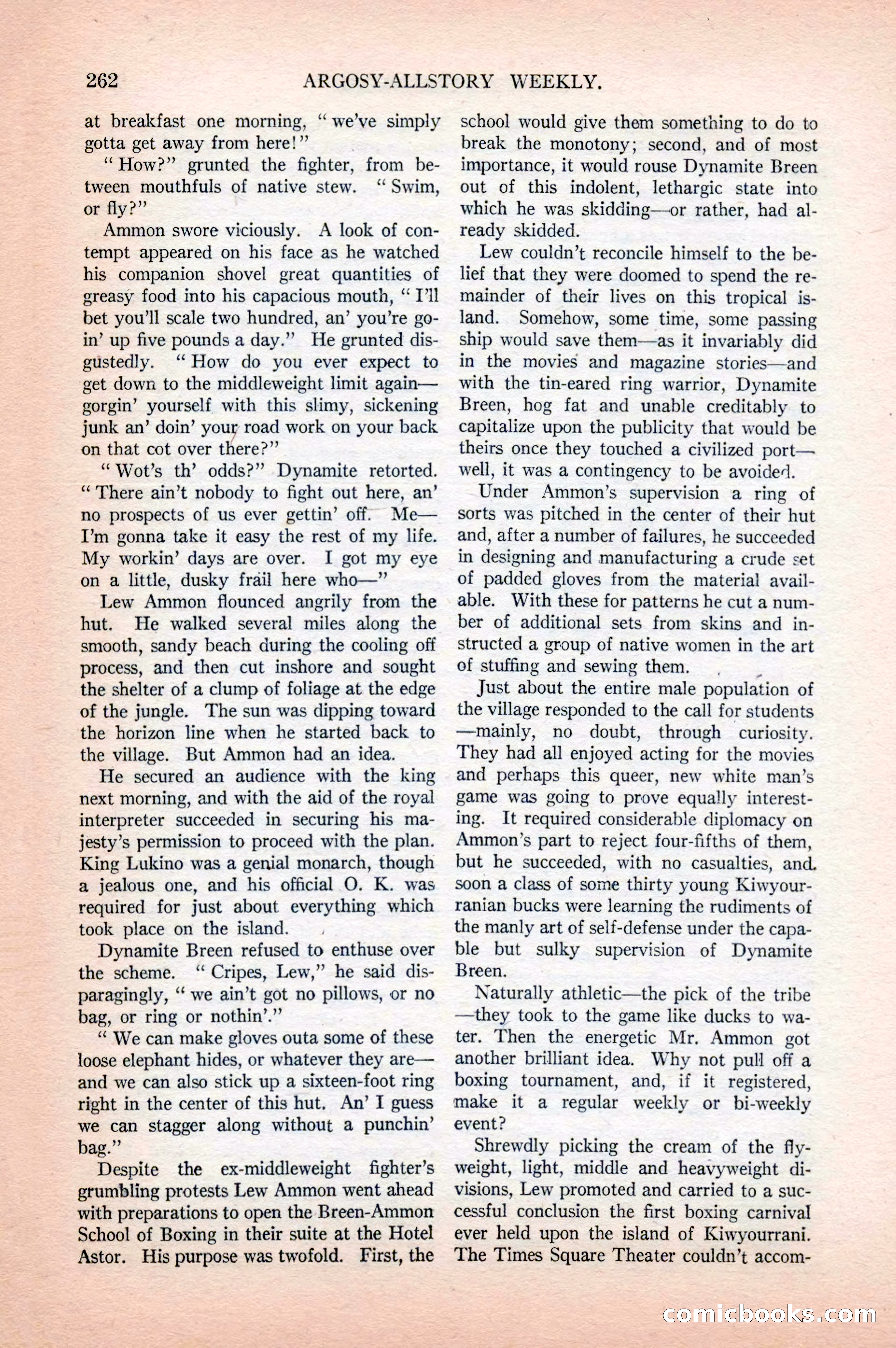 Argosy All-Story Weekly, April 18, 1925 — page 112 of 172