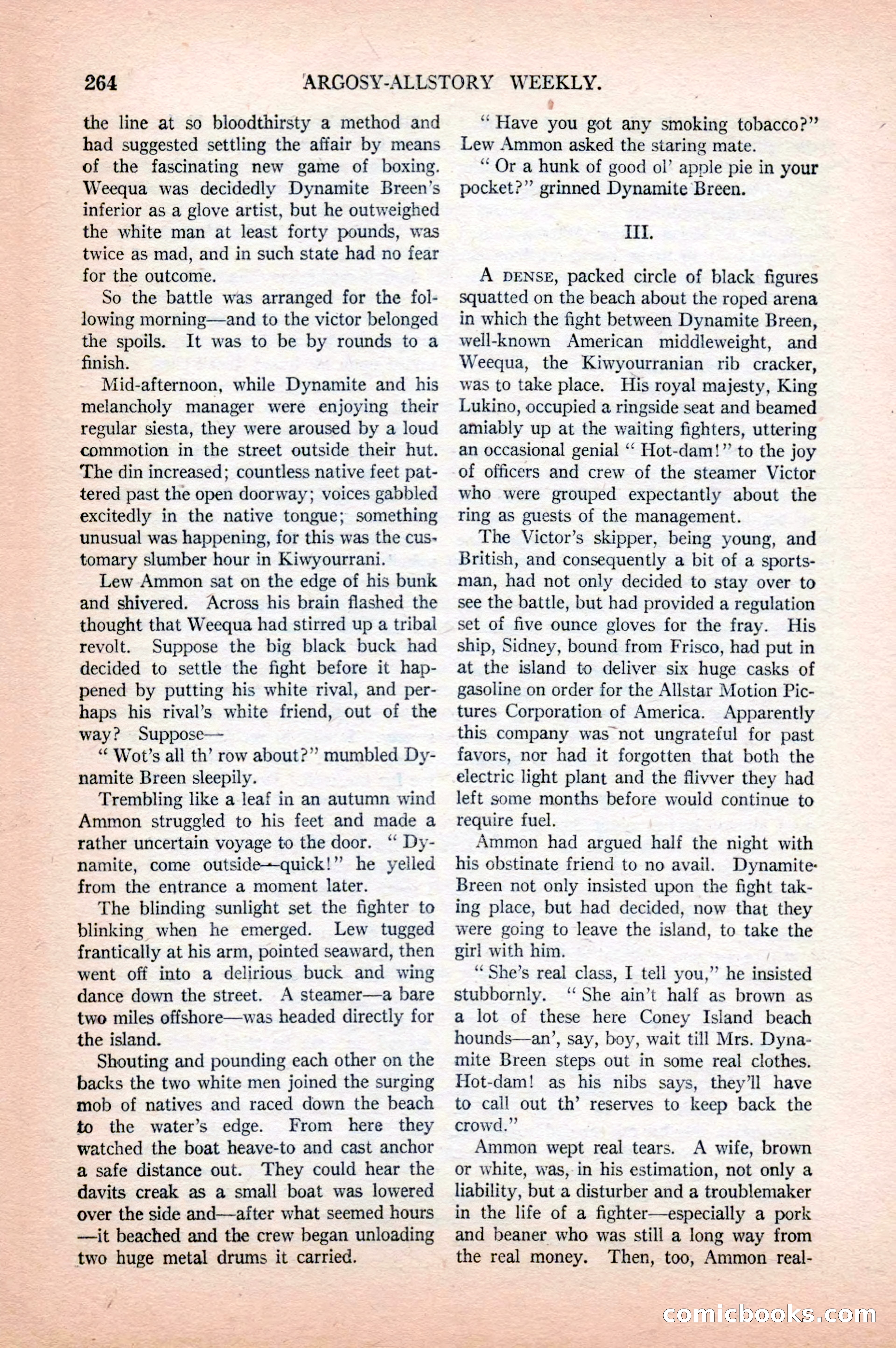 Argosy All-Story Weekly, April 18, 1925 — page 114 of 172