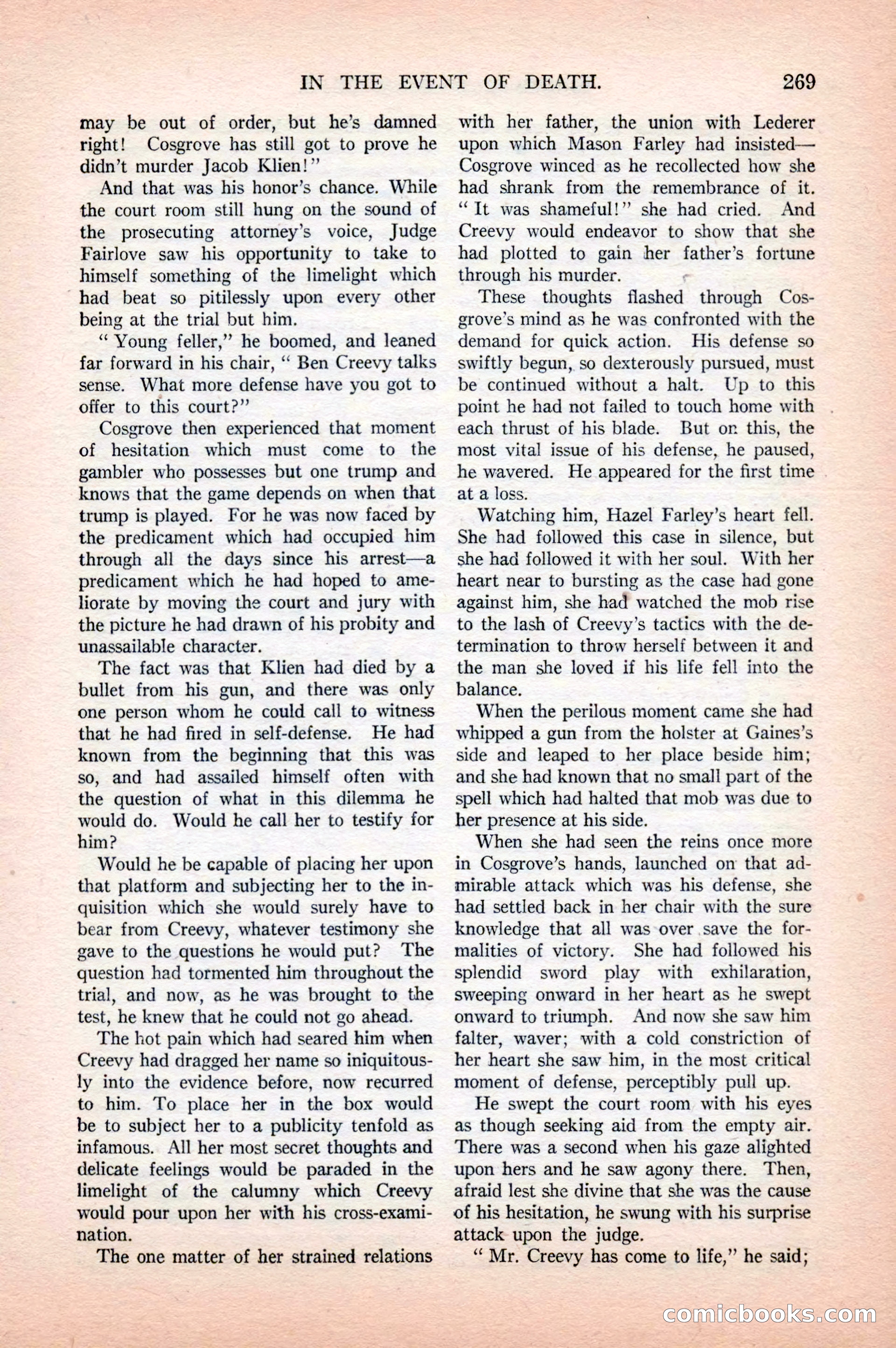 Argosy All-Story Weekly, April 18, 1925 — page 119 of 172