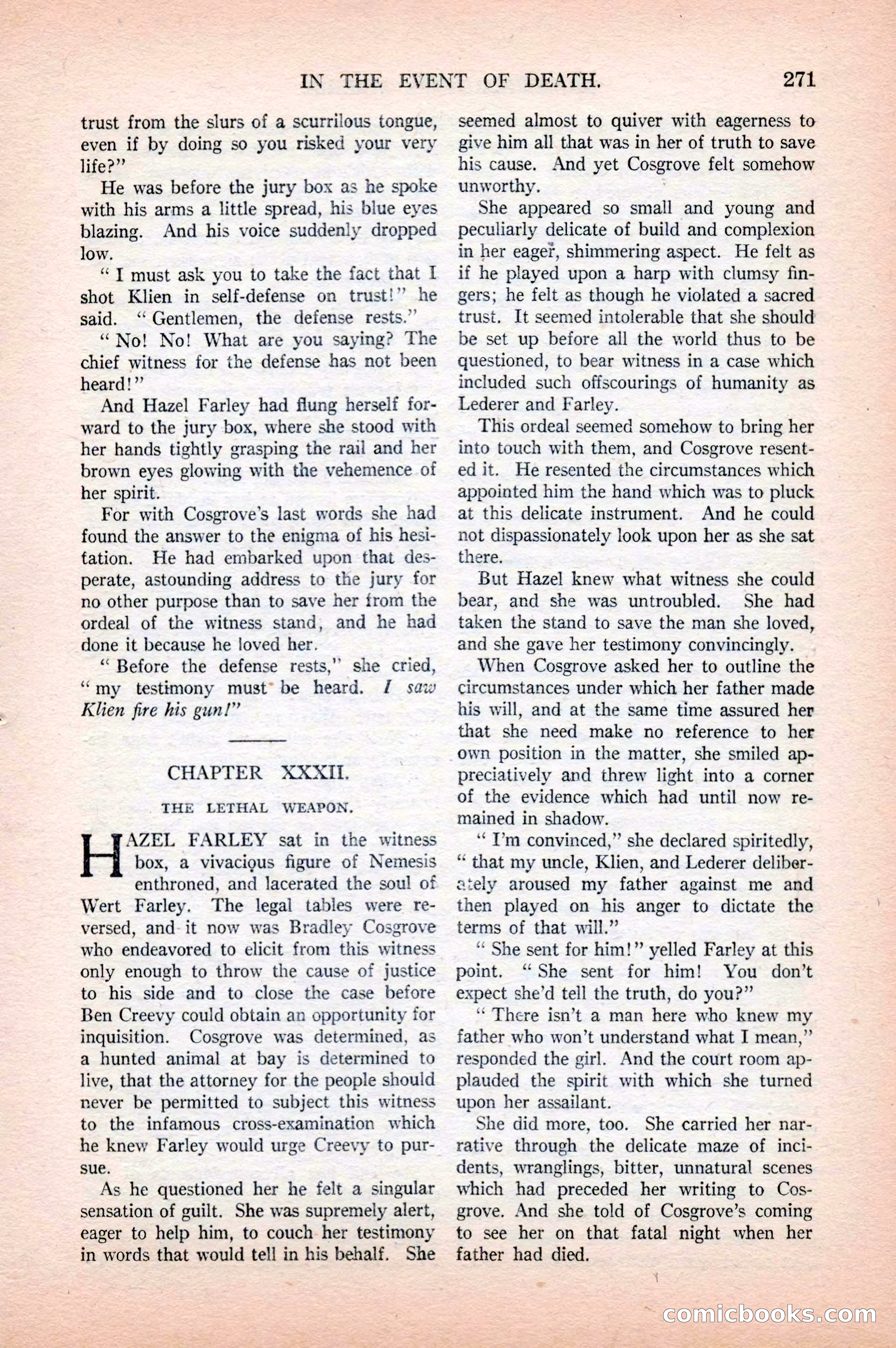Argosy All-Story Weekly, April 18, 1925 — page 121 of 172