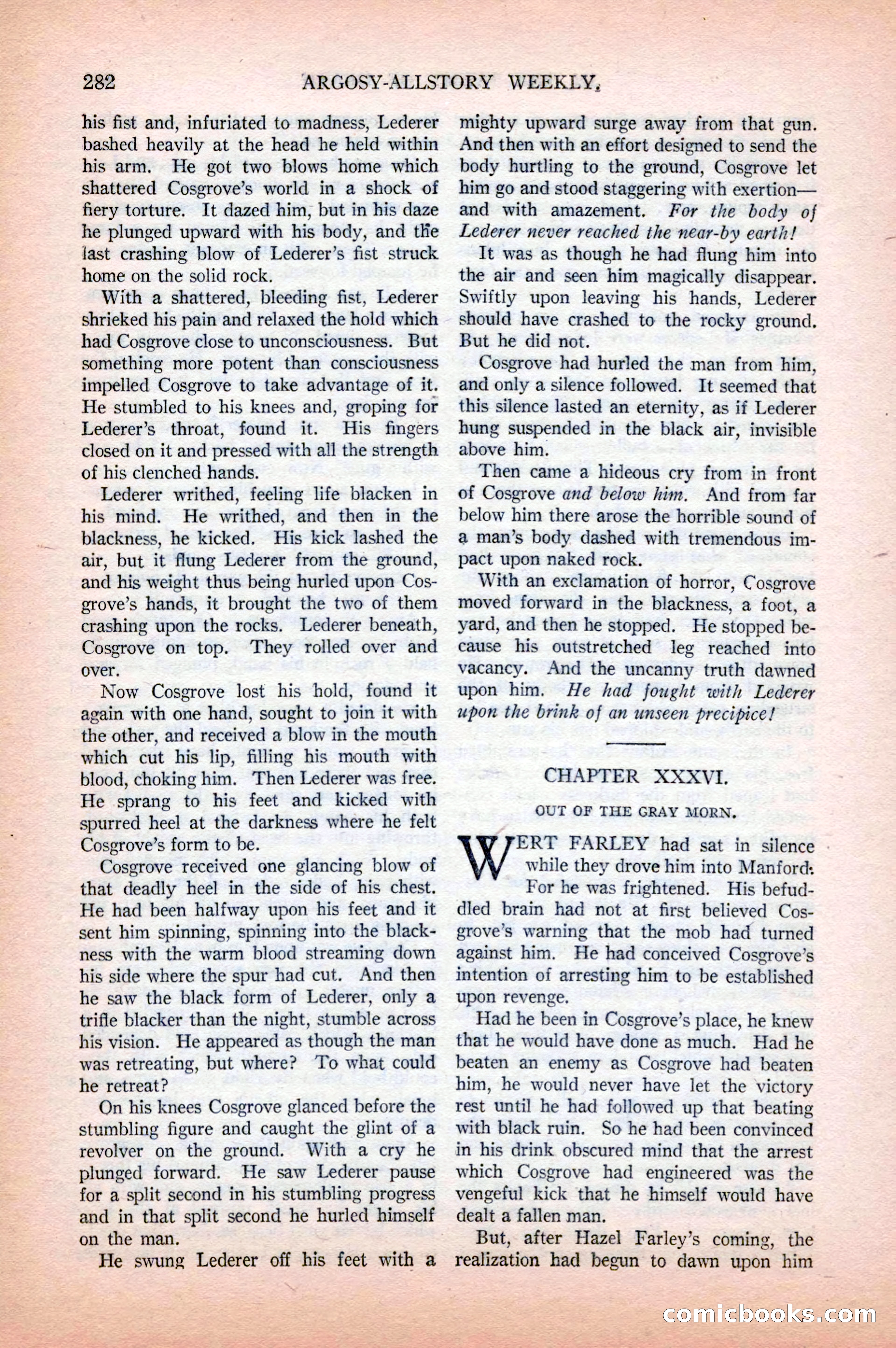 Argosy All-Story Weekly, April 18, 1925 — page 132 of 172