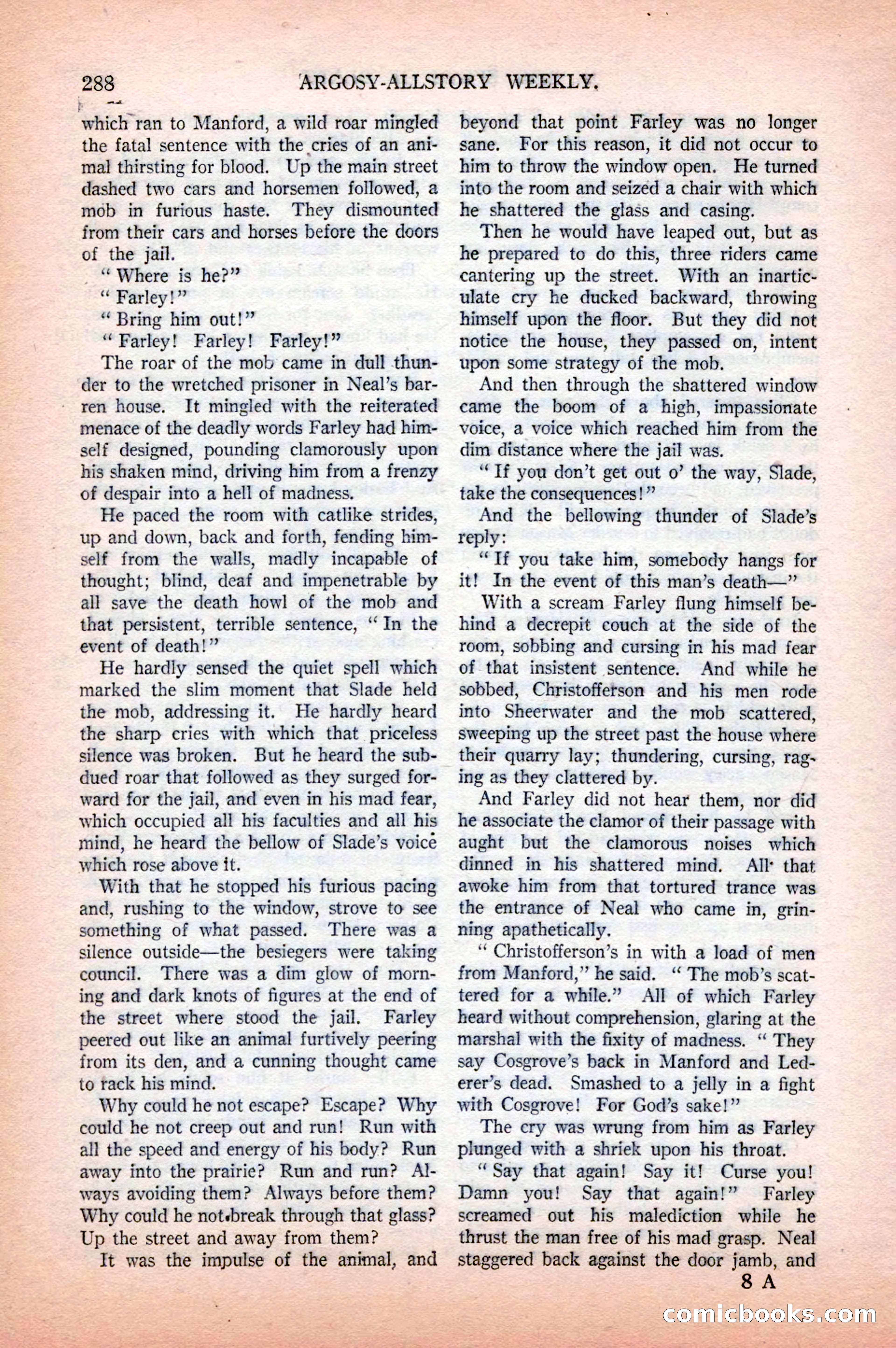 Argosy All-Story Weekly, April 18, 1925 — page 138 of 172