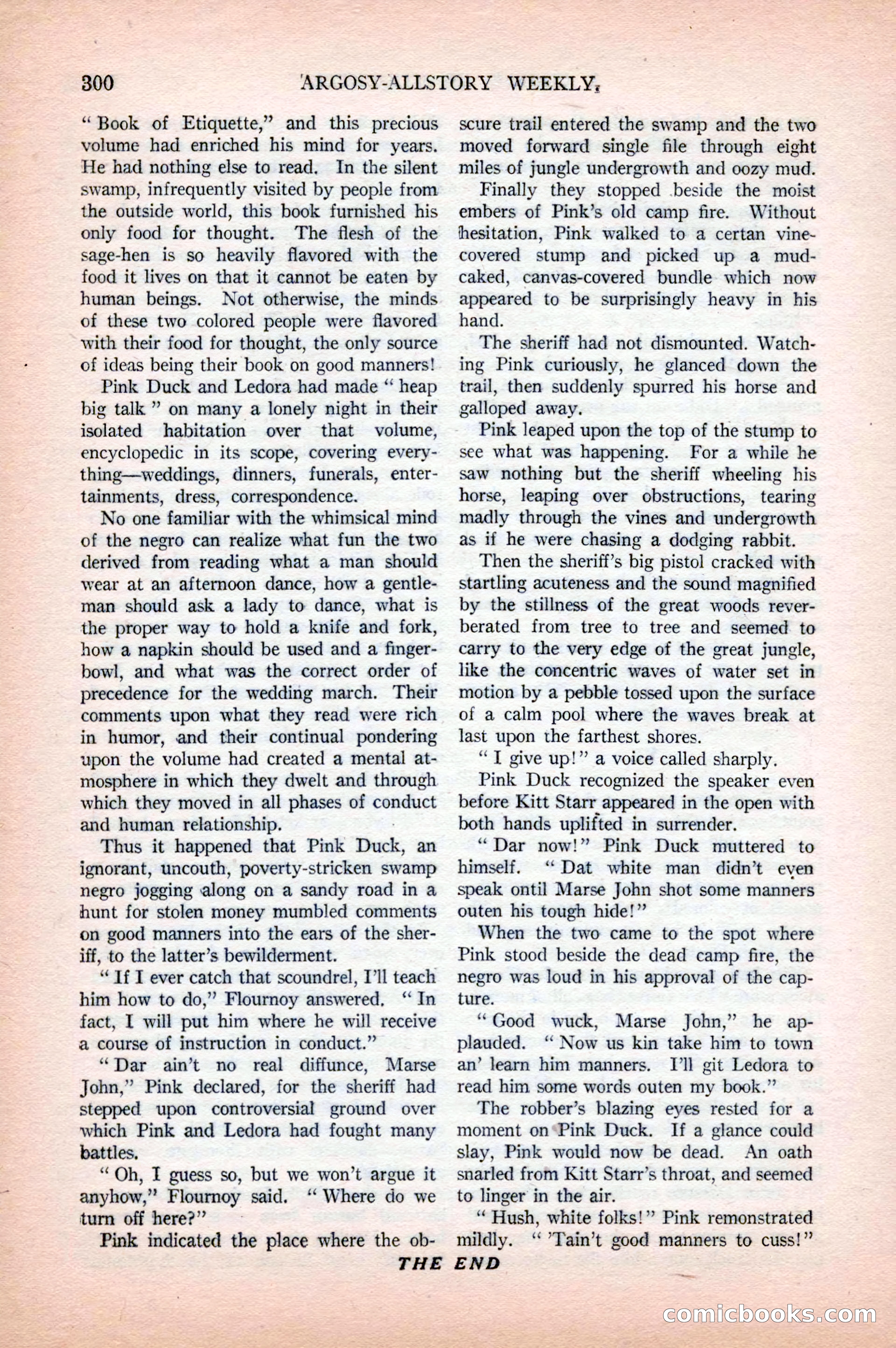 Argosy All-Story Weekly, April 18, 1925 — page 150 of 172