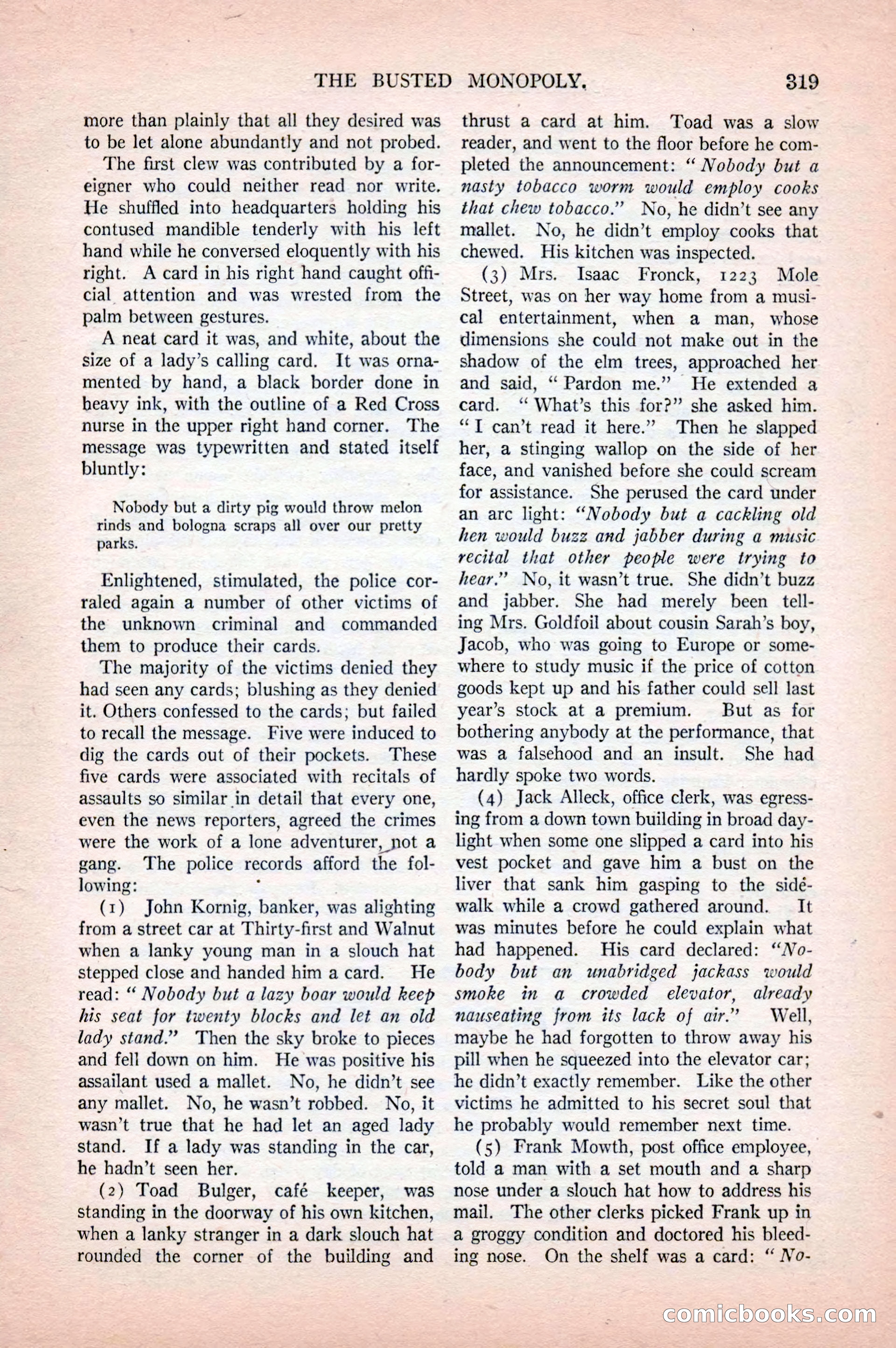 Argosy All-Story Weekly, April 18, 1925 — page 169 of 172