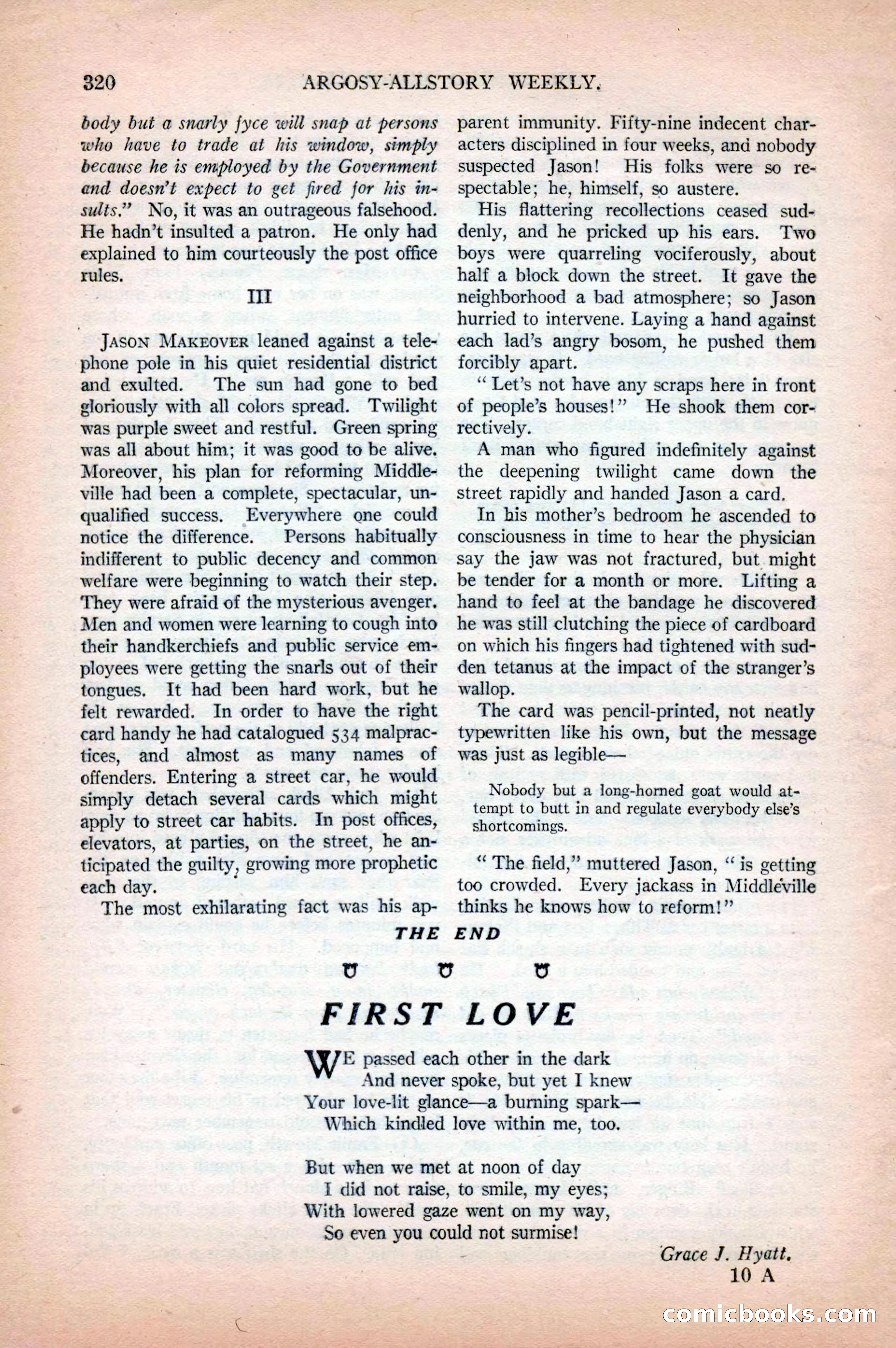 Argosy All-Story Weekly, April 18, 1925 — page 170 of 172