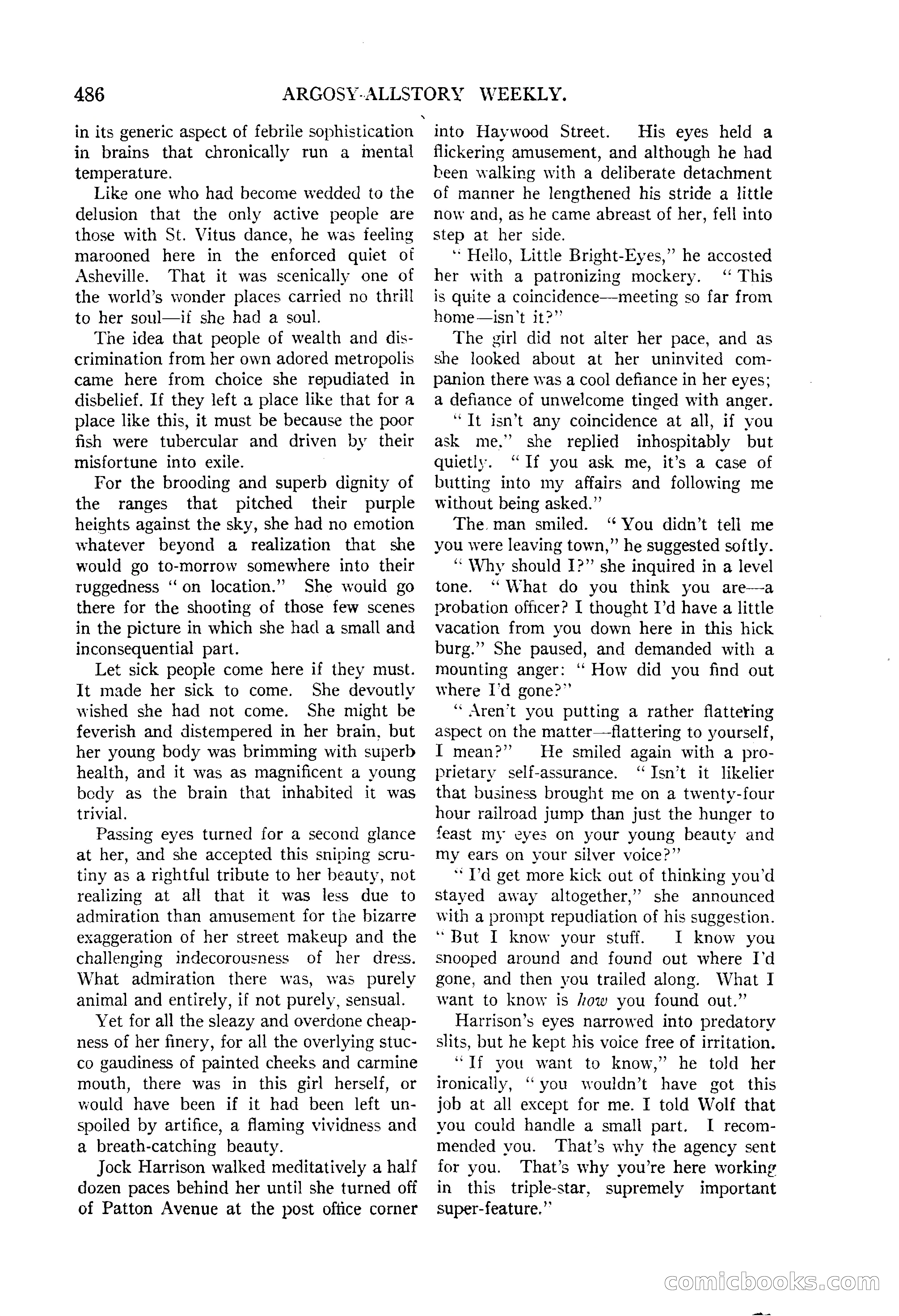 Argosy All-Story Weekly, June 13, 1925 — page 14 of 170