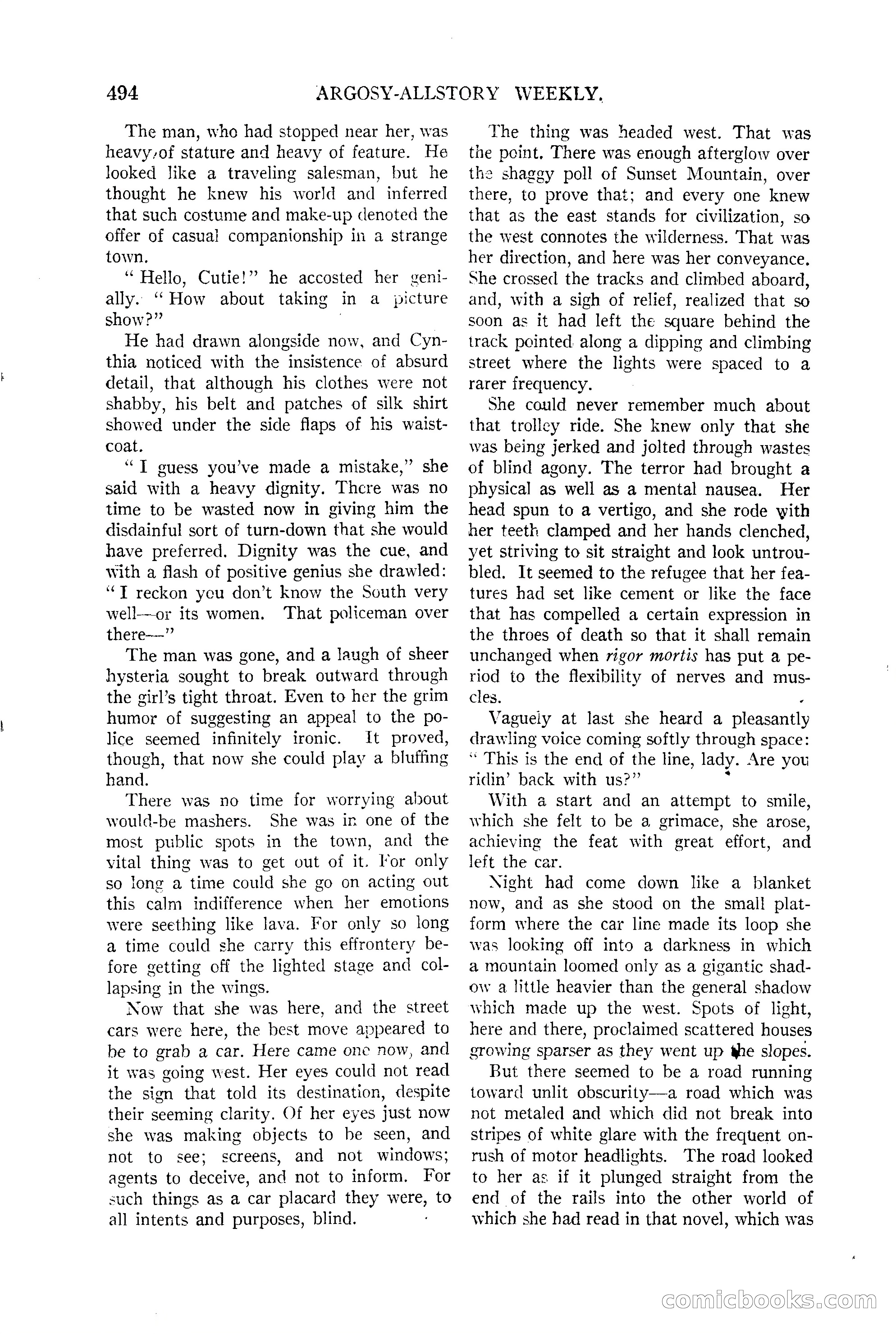 Argosy All-Story Weekly, June 13, 1925 — page 22 of 170