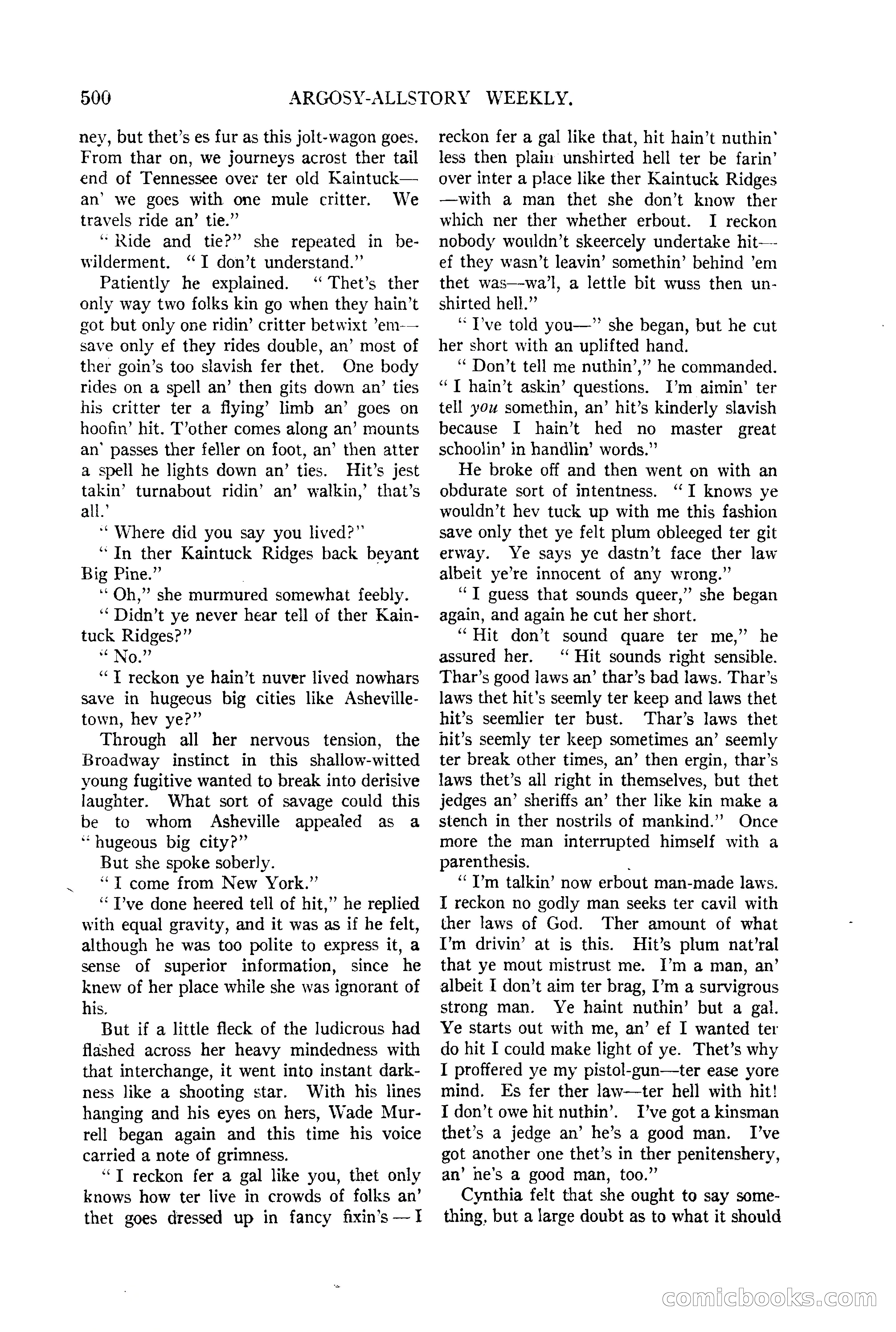 Argosy All-Story Weekly, June 13, 1925 — page 28 of 170