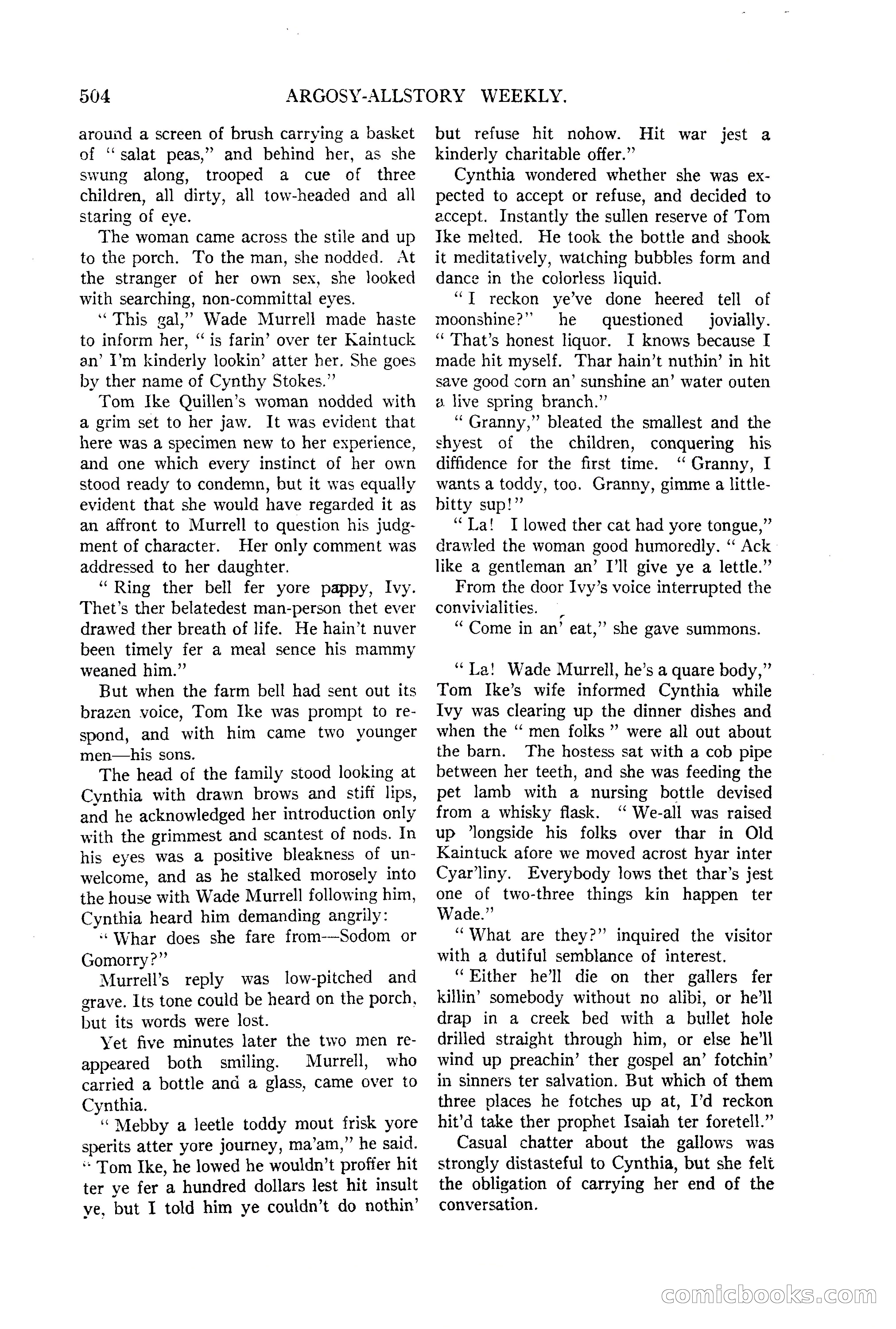 Argosy All-Story Weekly, June 13, 1925 — page 32 of 170
