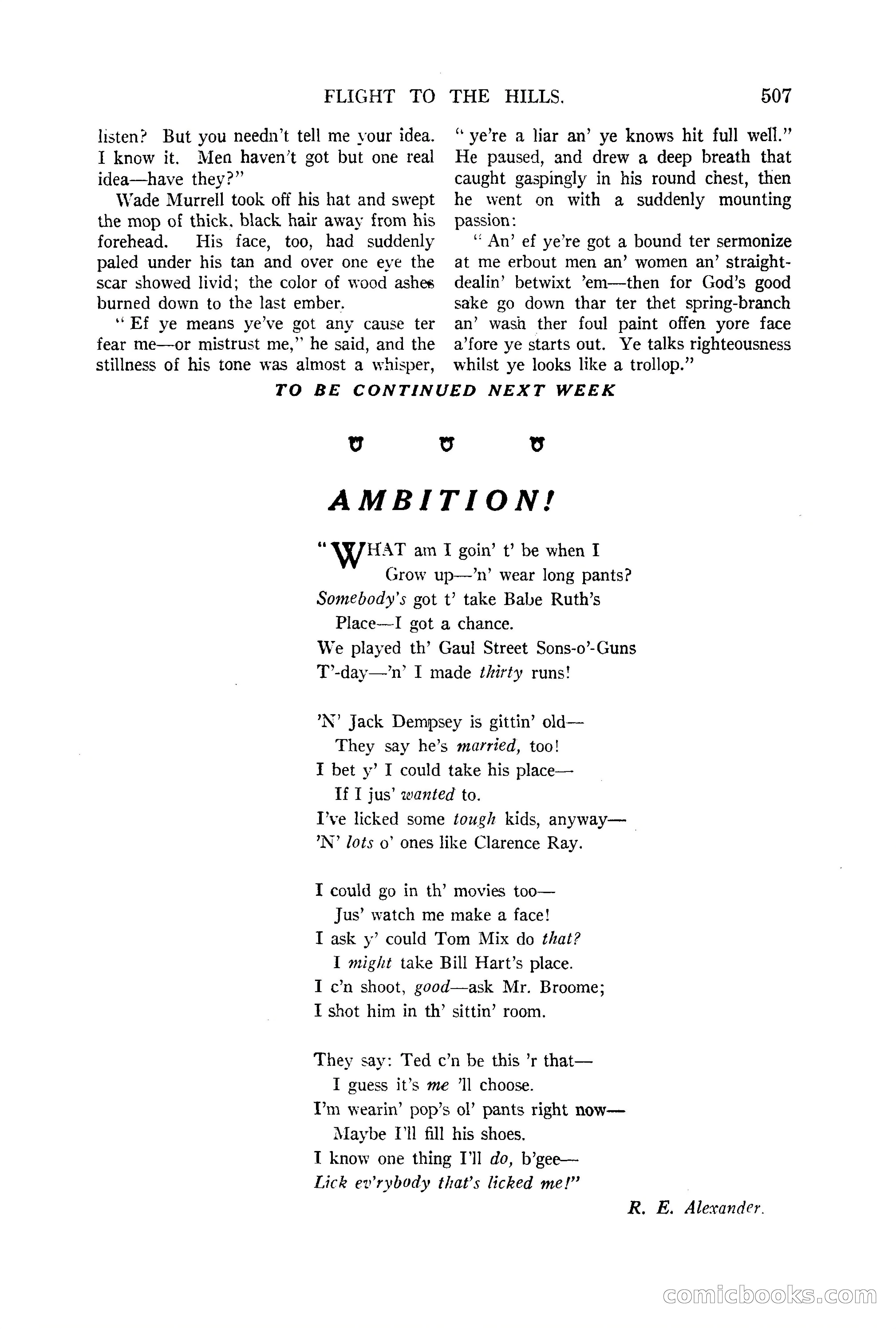 Argosy All-Story Weekly, June 13, 1925 — page 35 of 170