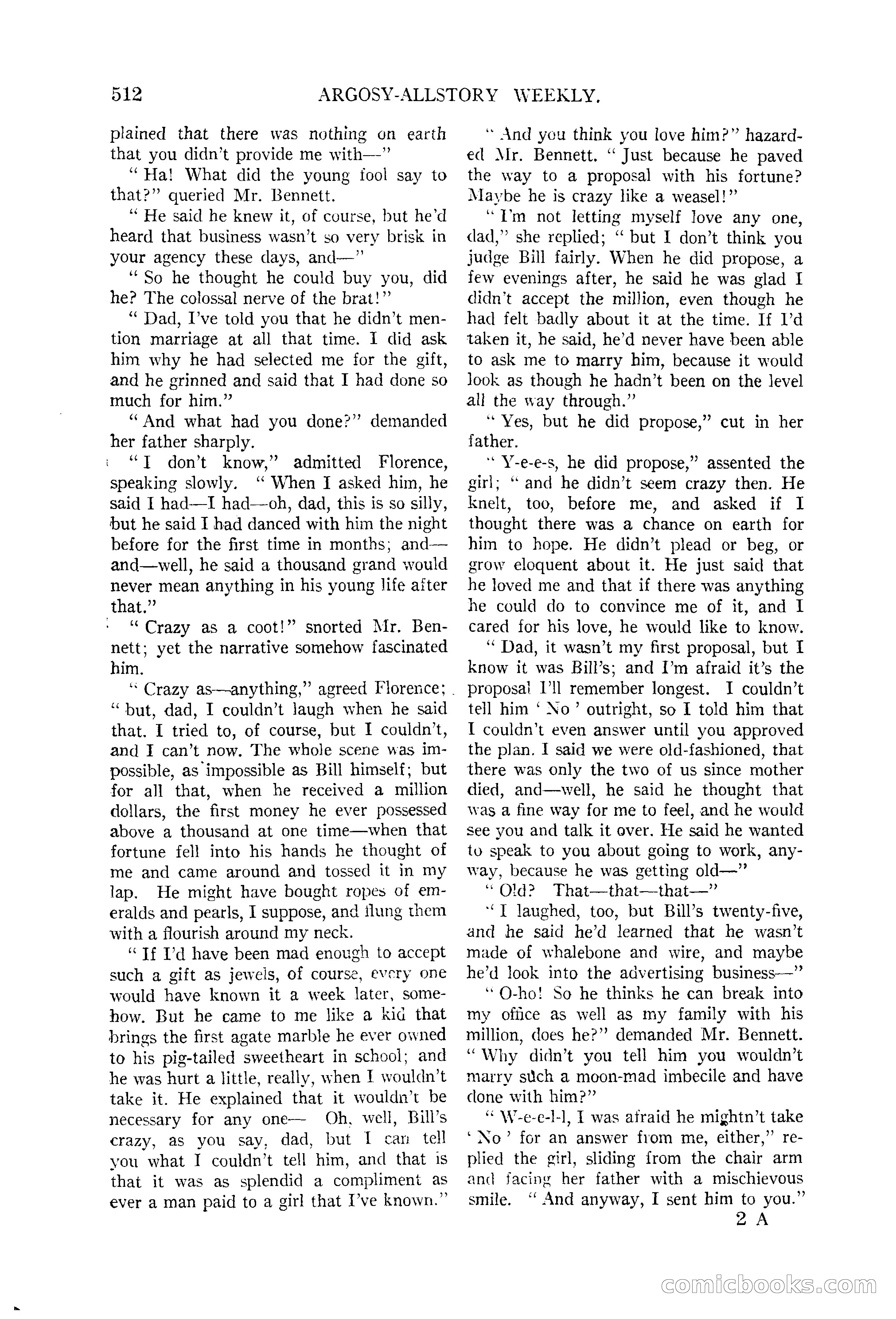 Argosy All-Story Weekly, June 13, 1925 — page 40 of 170