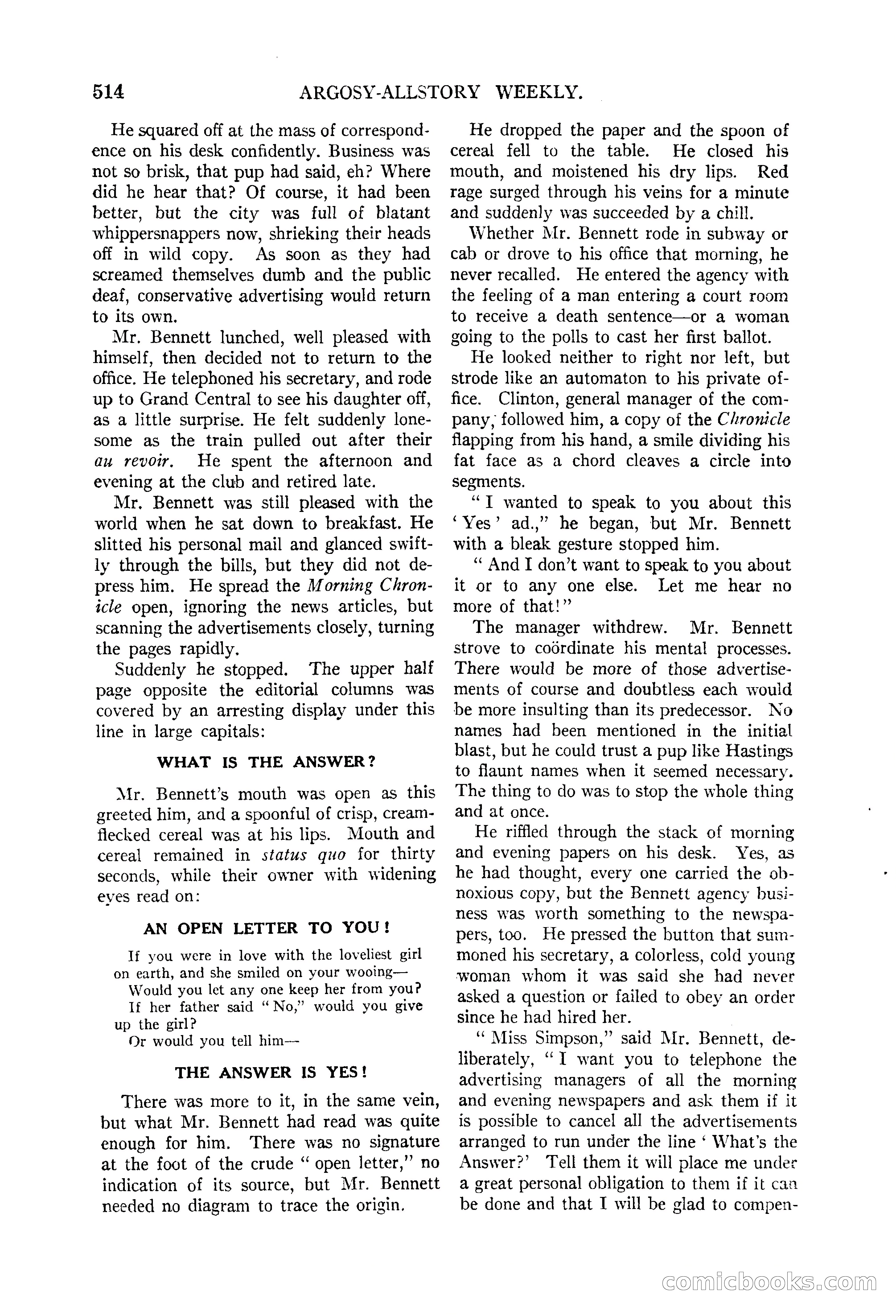 Argosy All-Story Weekly, June 13, 1925 — page 42 of 170