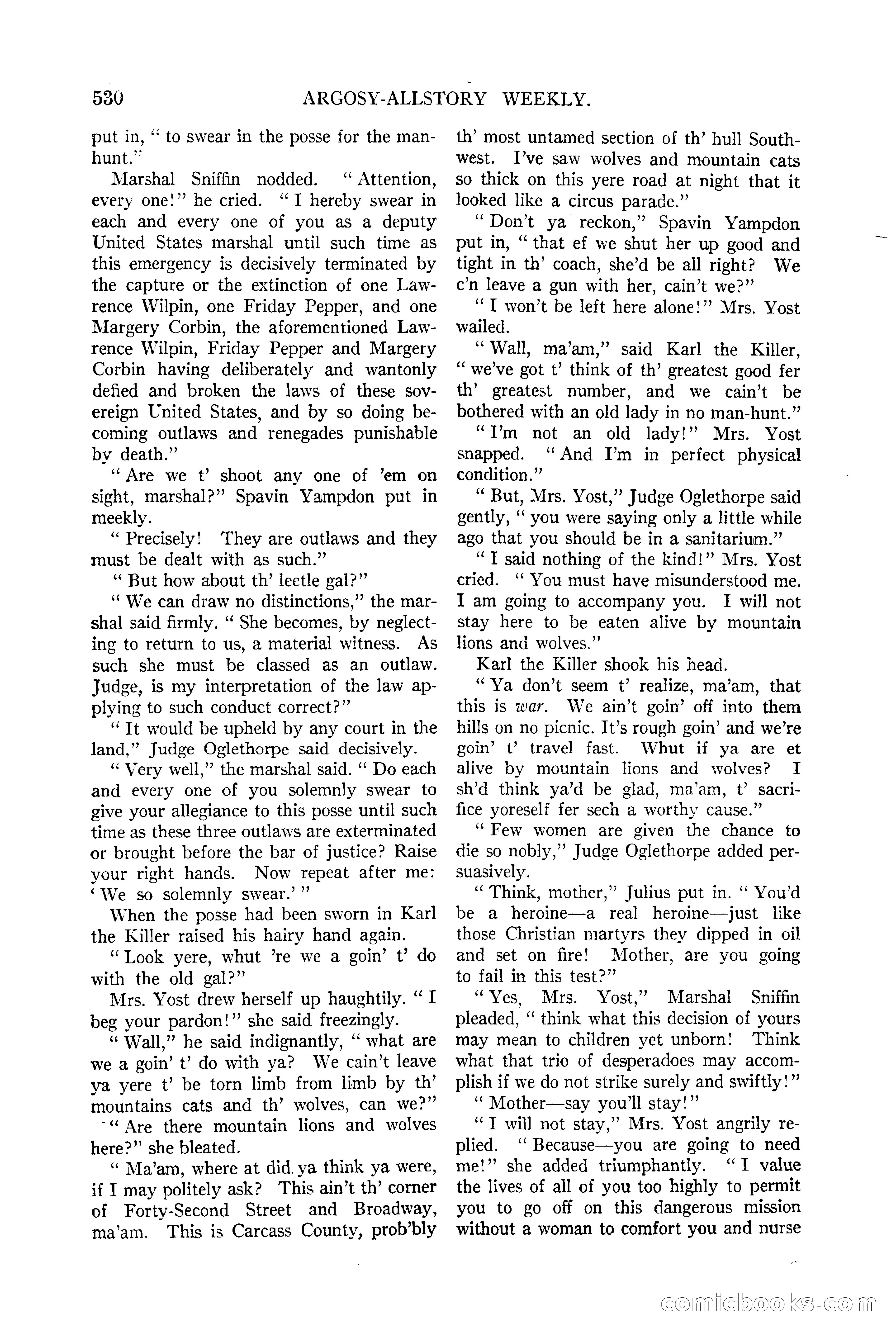 Argosy All-Story Weekly, June 13, 1925 — page 58 of 170