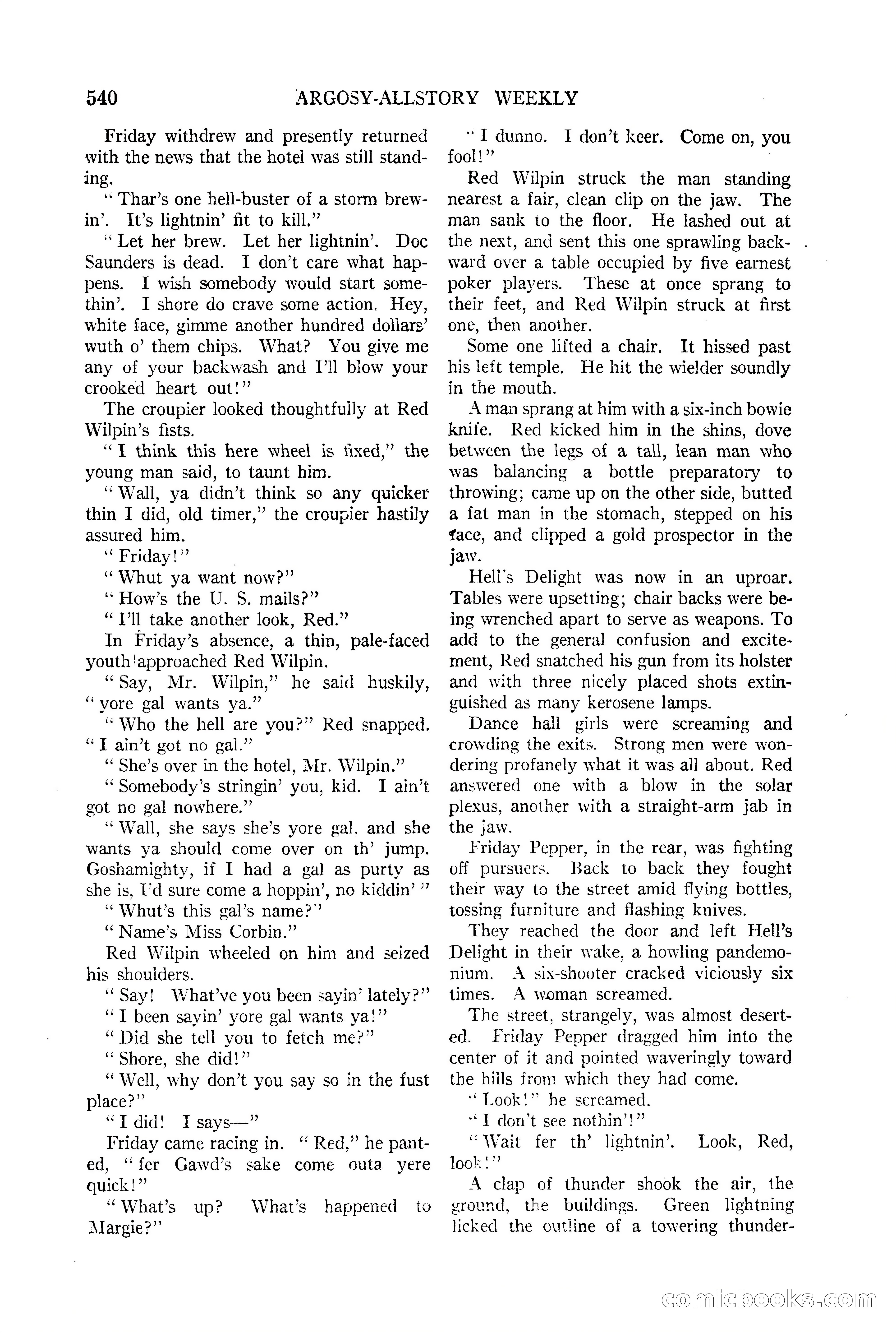 Argosy All-Story Weekly, June 13, 1925 — page 68 of 170