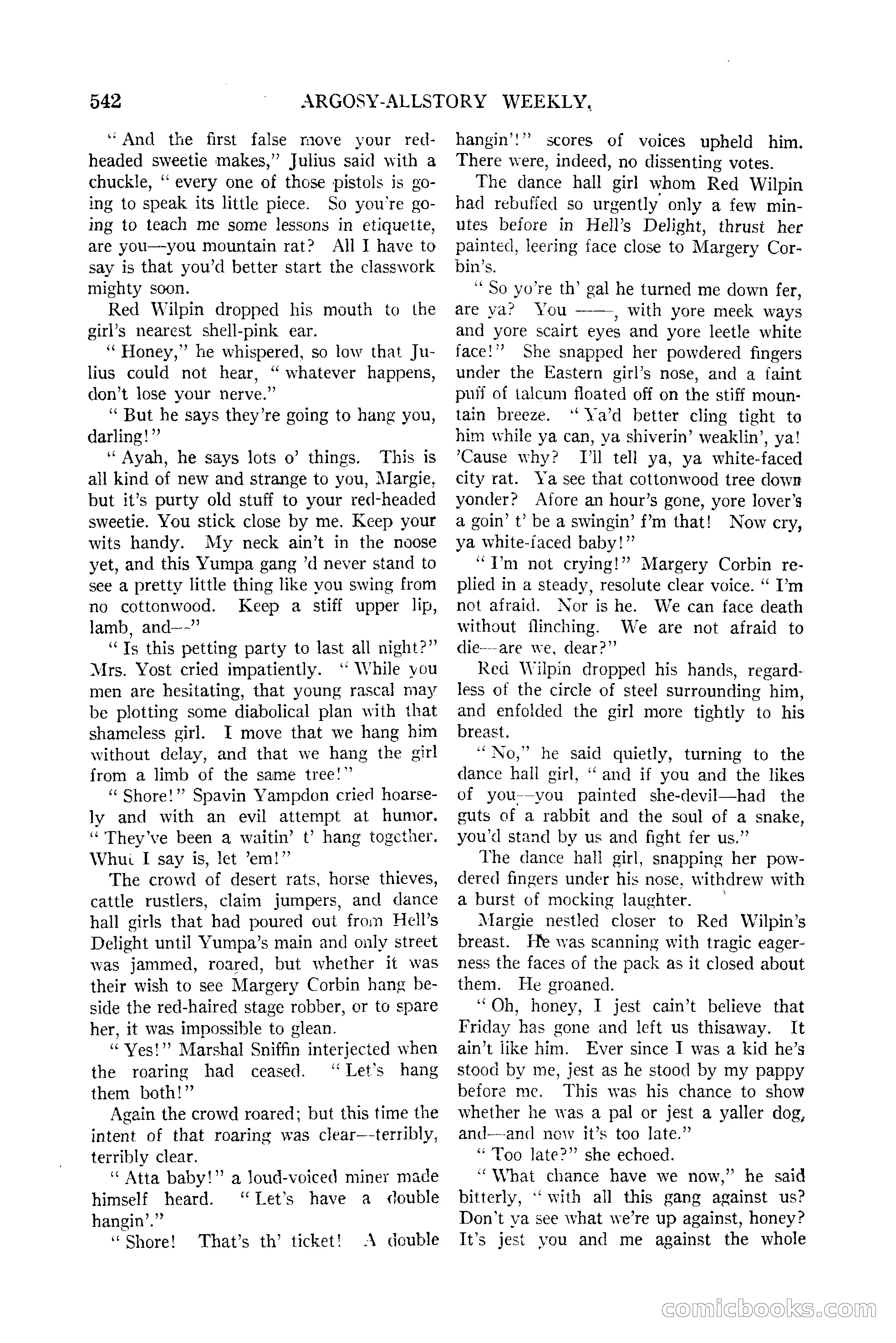 Argosy All-Story Weekly, June 13, 1925 — page 70 of 170
