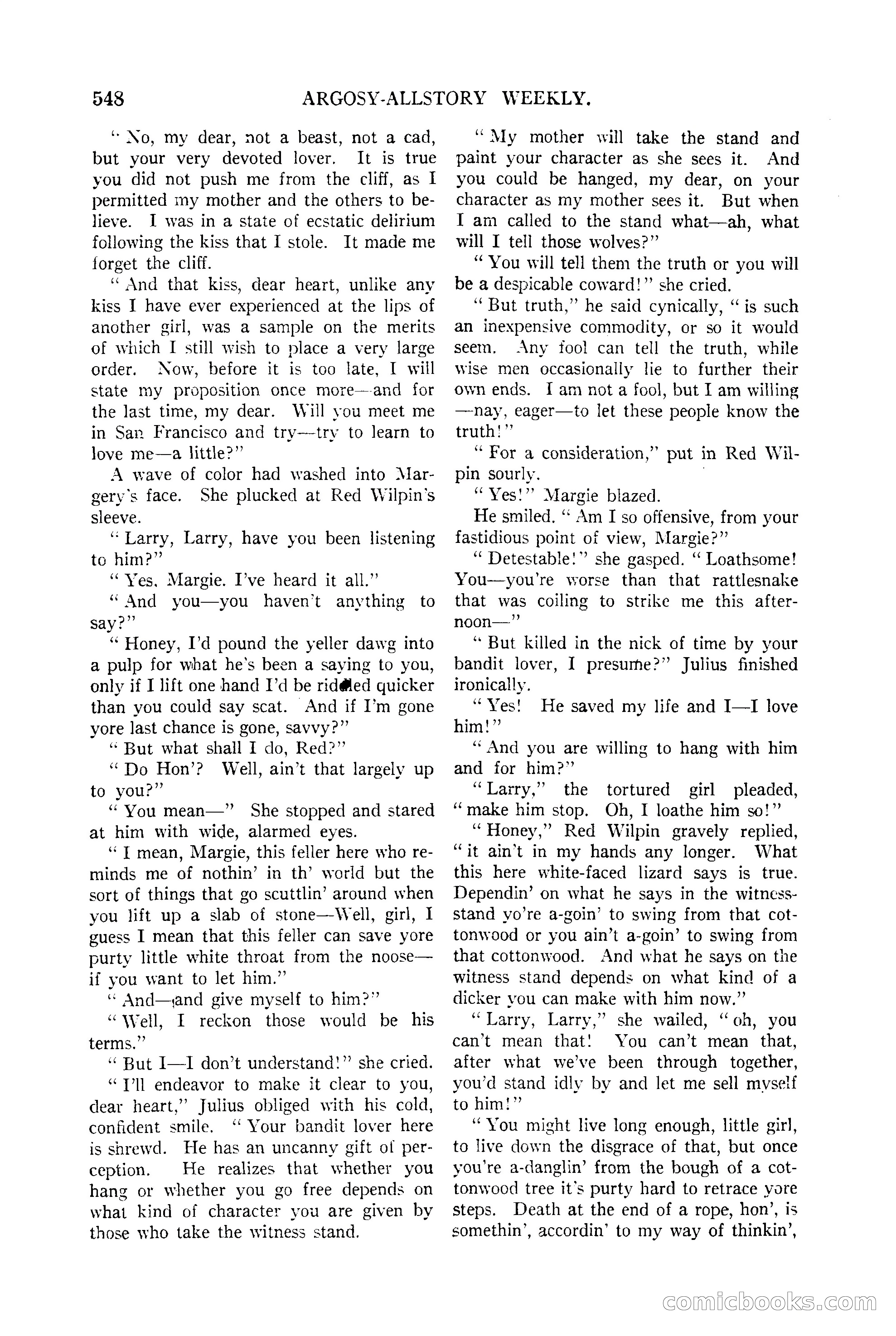 Argosy All-Story Weekly, June 13, 1925 — page 76 of 170