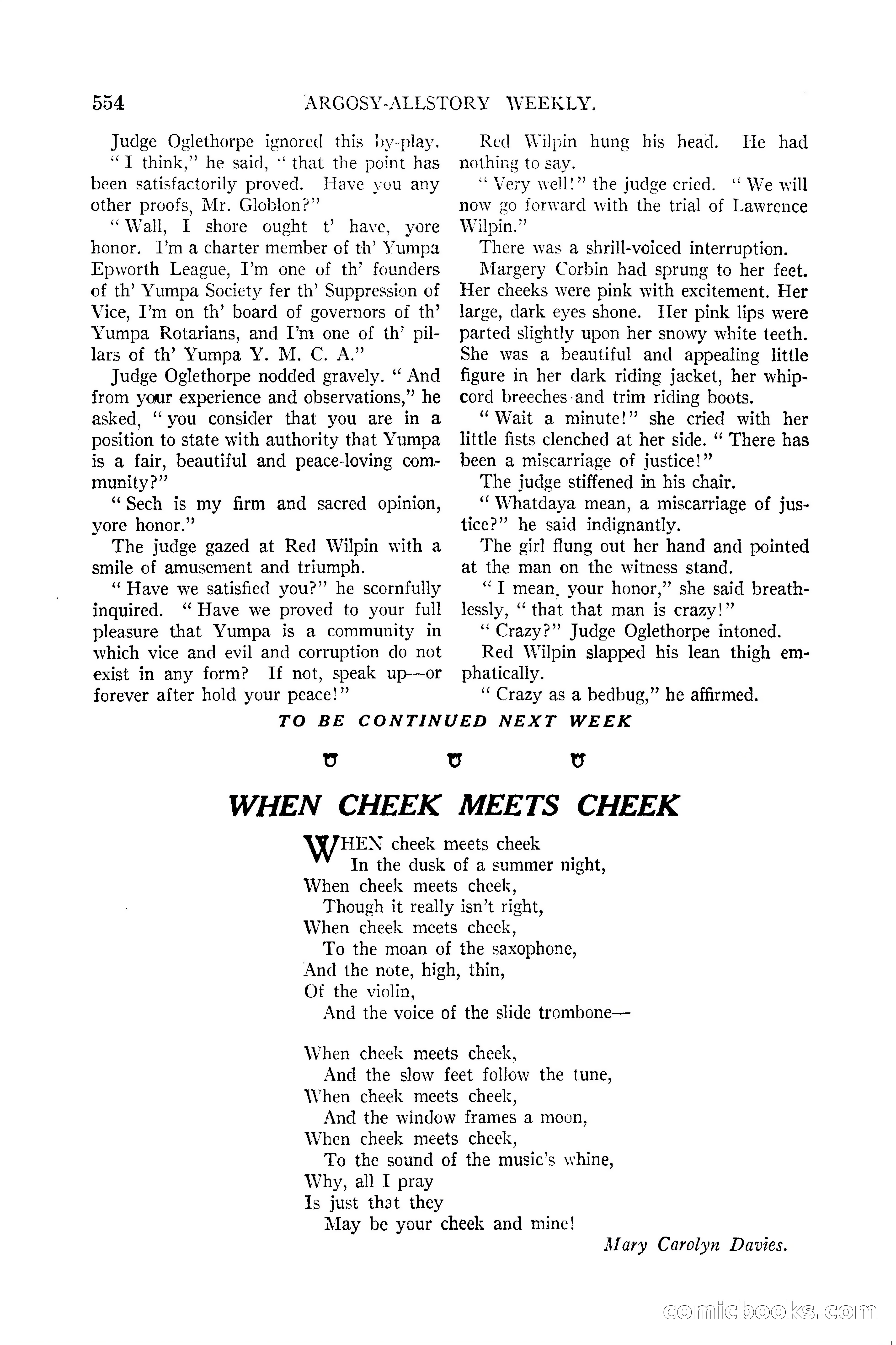 Argosy All-Story Weekly, June 13, 1925 — page 82 of 170