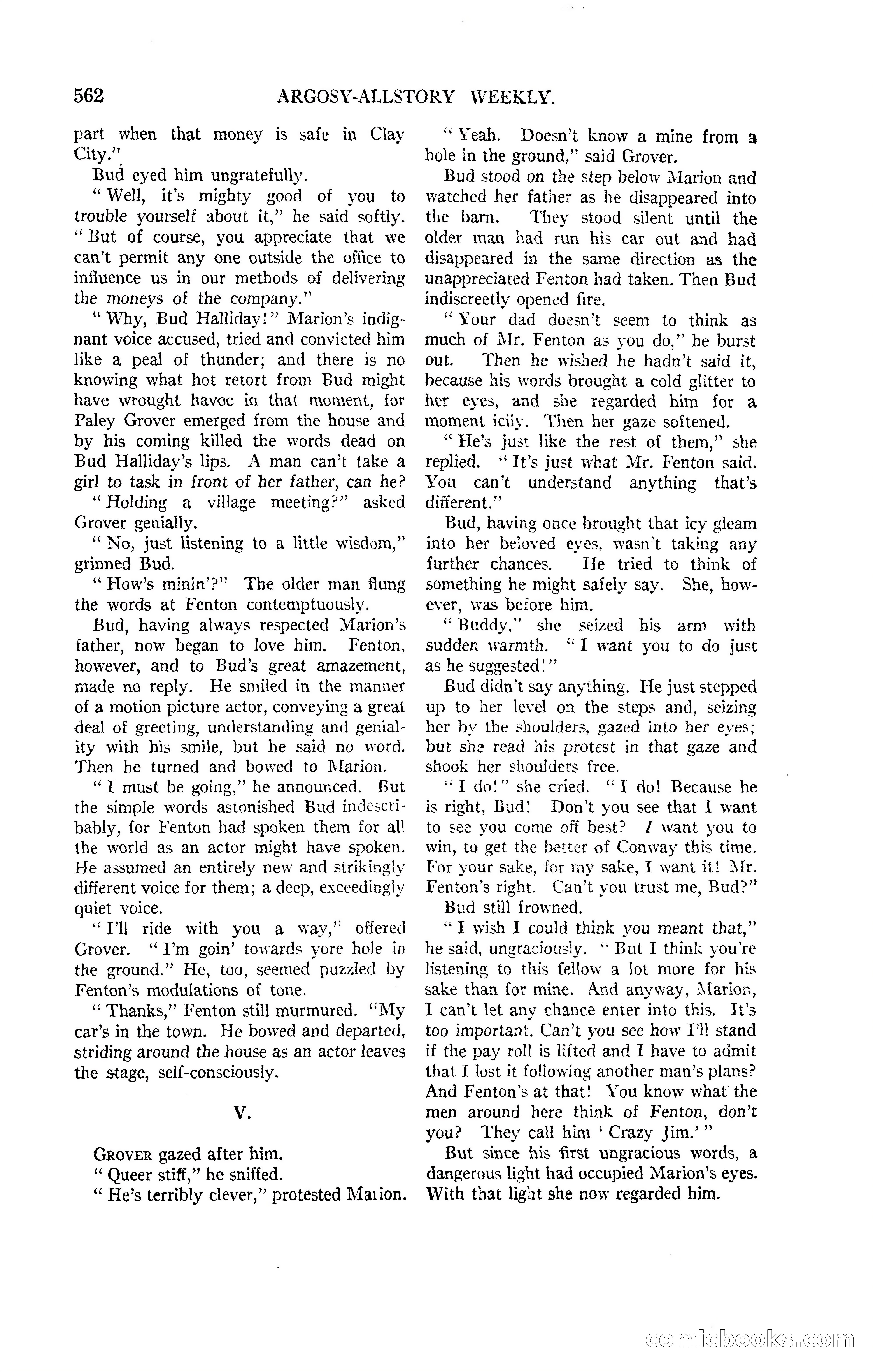 Argosy All-Story Weekly, June 13, 1925 — page 90 of 170
