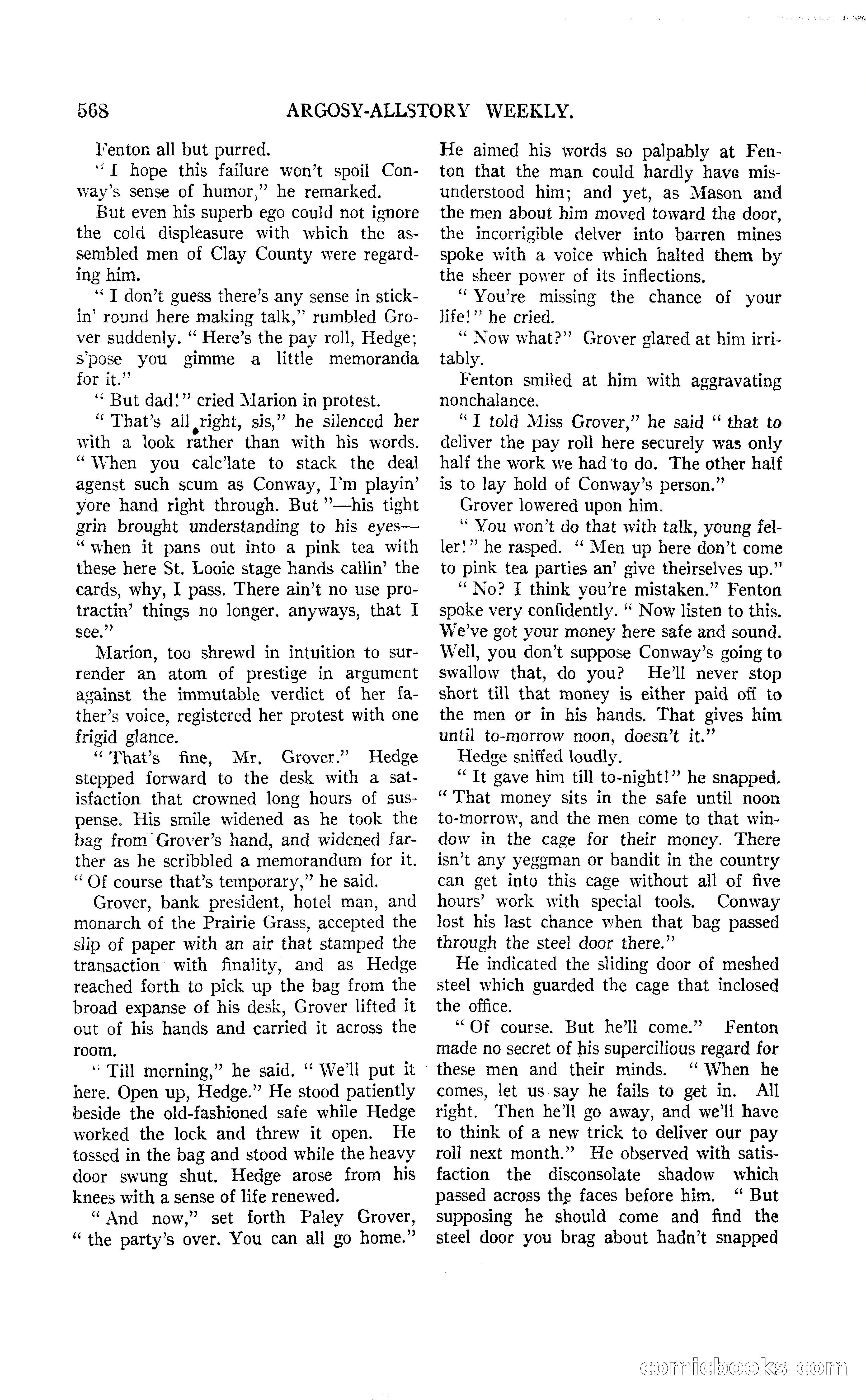 Argosy All-Story Weekly, June 13, 1925 — page 96 of 170