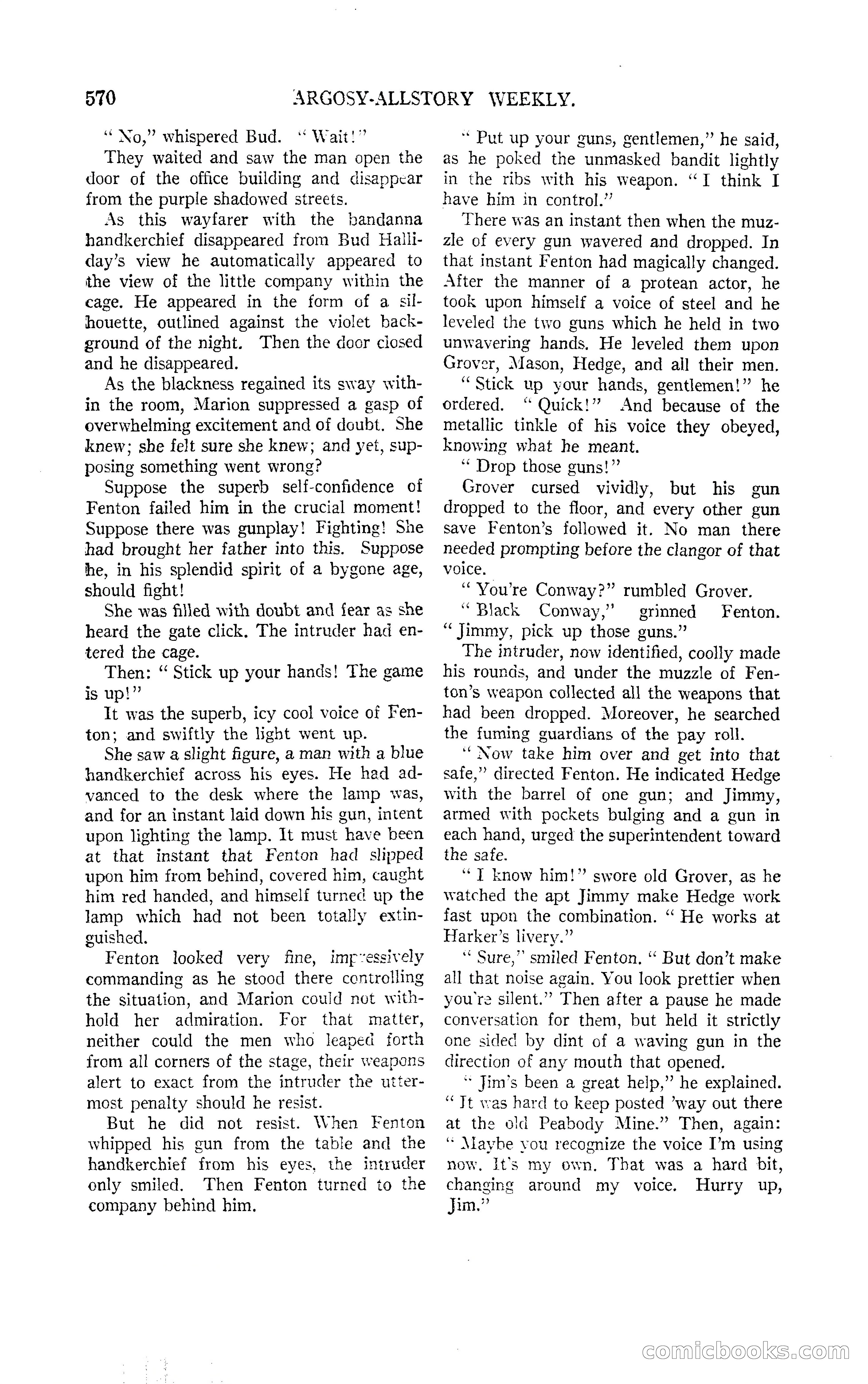 Argosy All-Story Weekly, June 13, 1925 — page 98 of 170