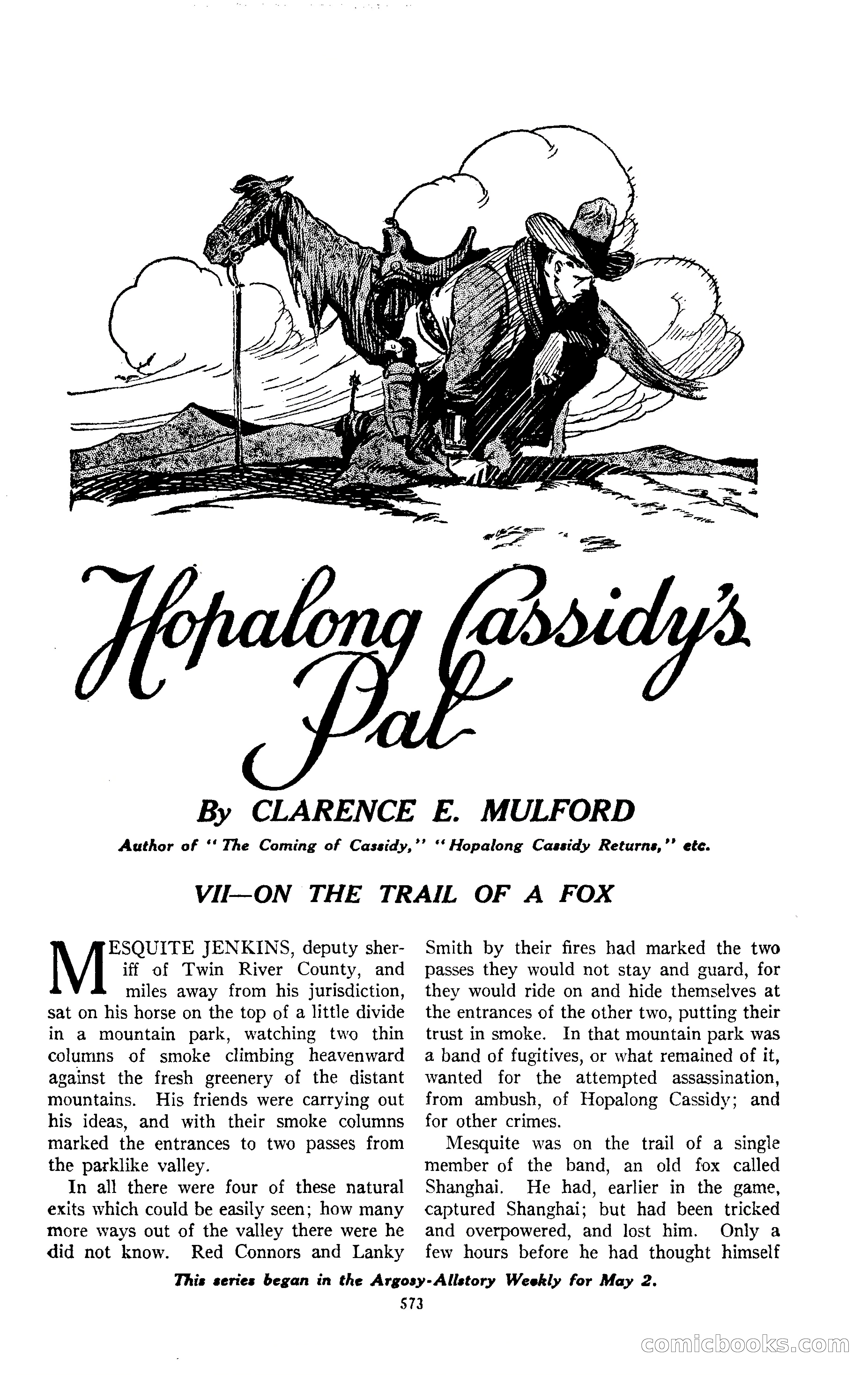 Argosy All-Story Weekly, June 13, 1925 — page 101 of 170