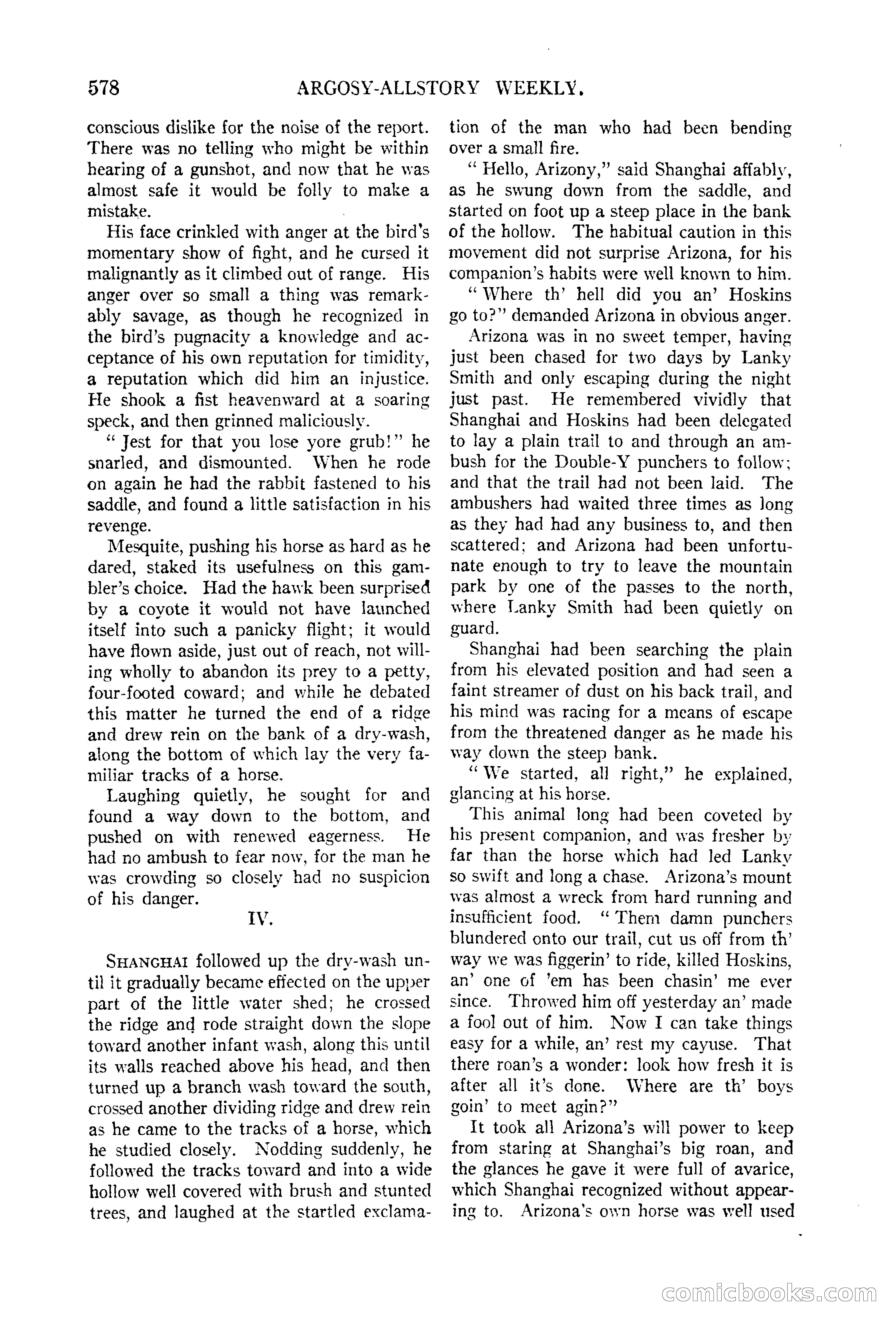 Argosy All-Story Weekly, June 13, 1925 — page 106 of 170