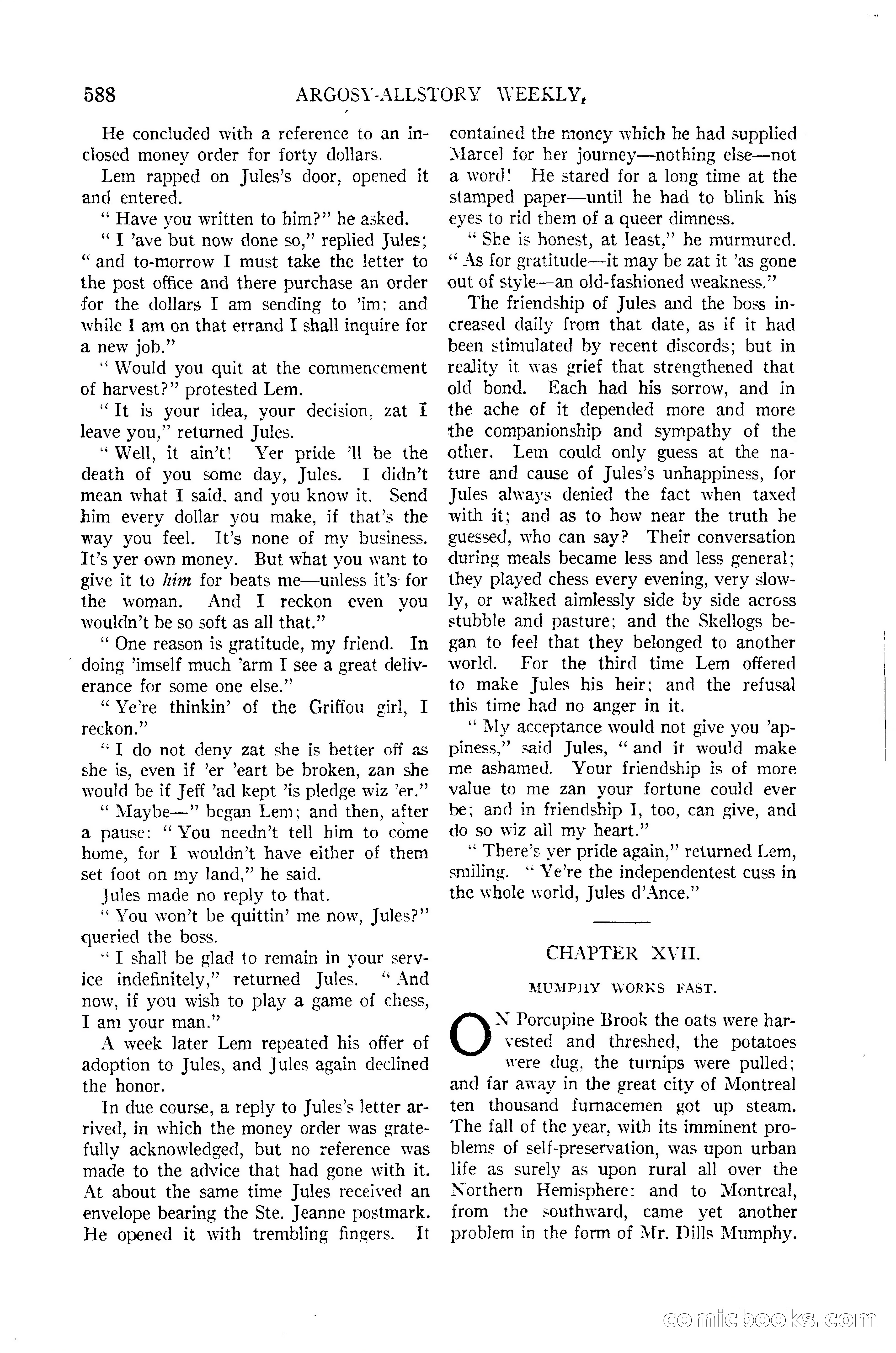Argosy All-Story Weekly, June 13, 1925 — page 116 of 170