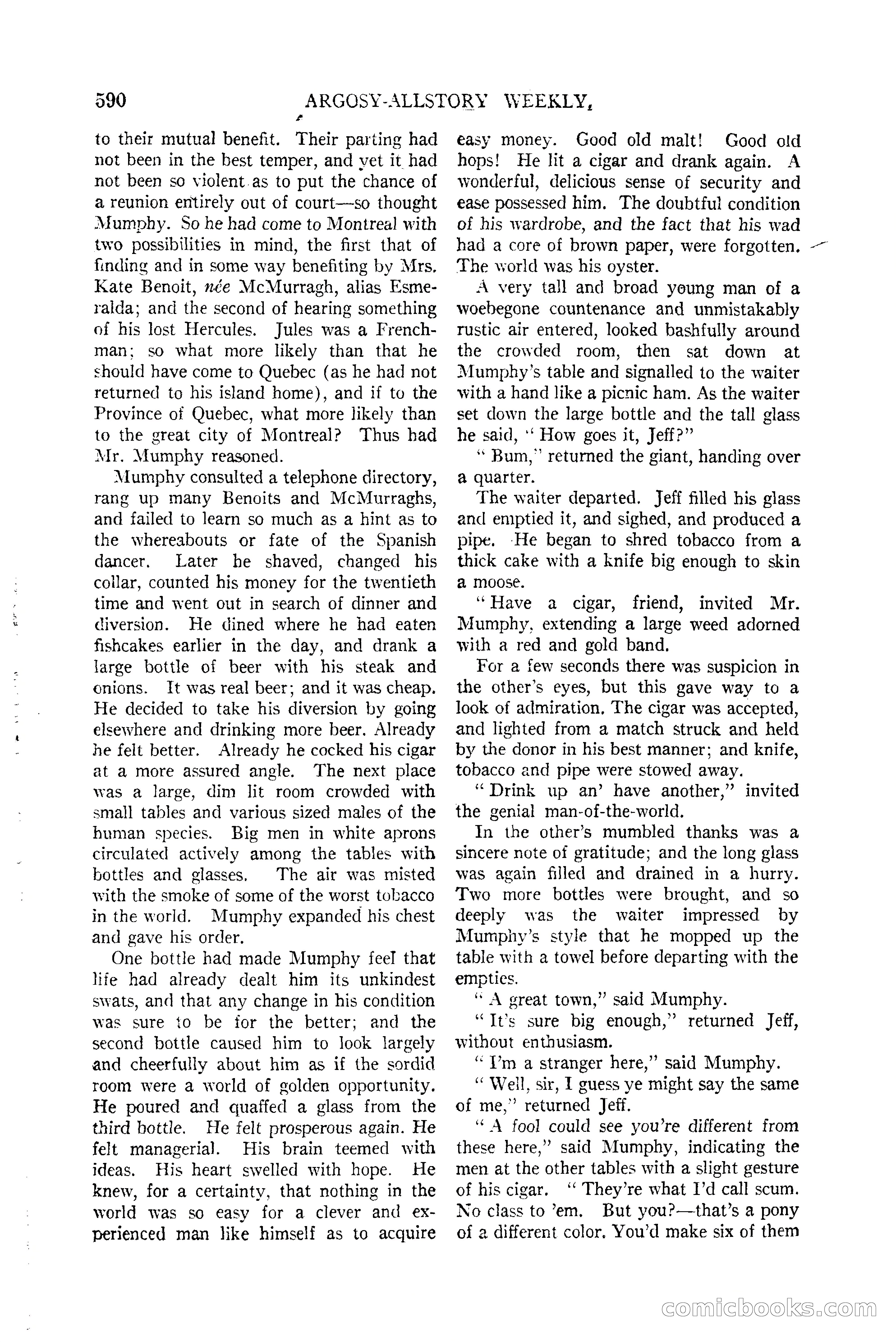 Argosy All-Story Weekly, June 13, 1925 — page 118 of 170