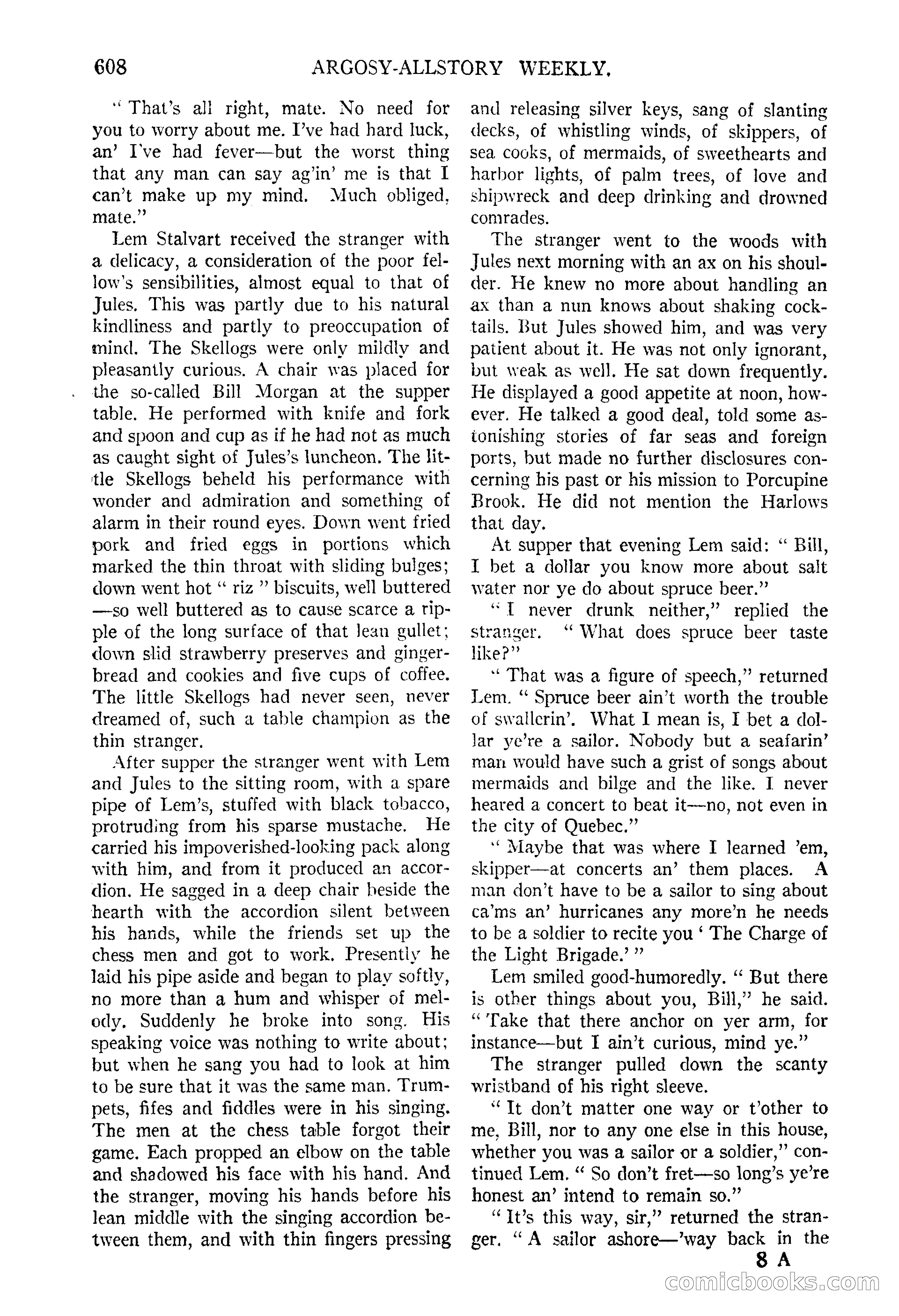 Argosy All-Story Weekly, June 13, 1925 — page 136 of 170