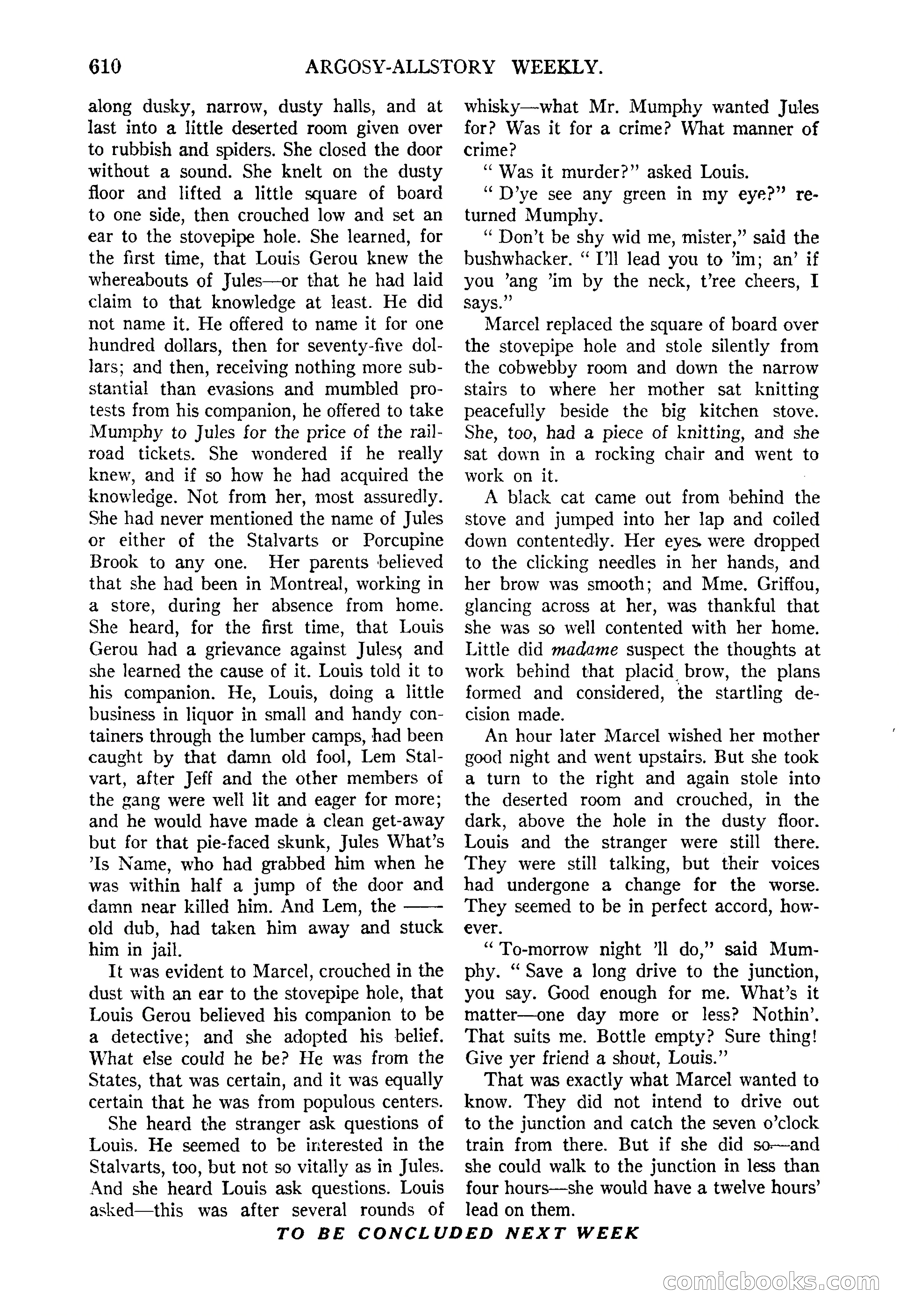 Argosy All-Story Weekly, June 13, 1925 — page 138 of 170
