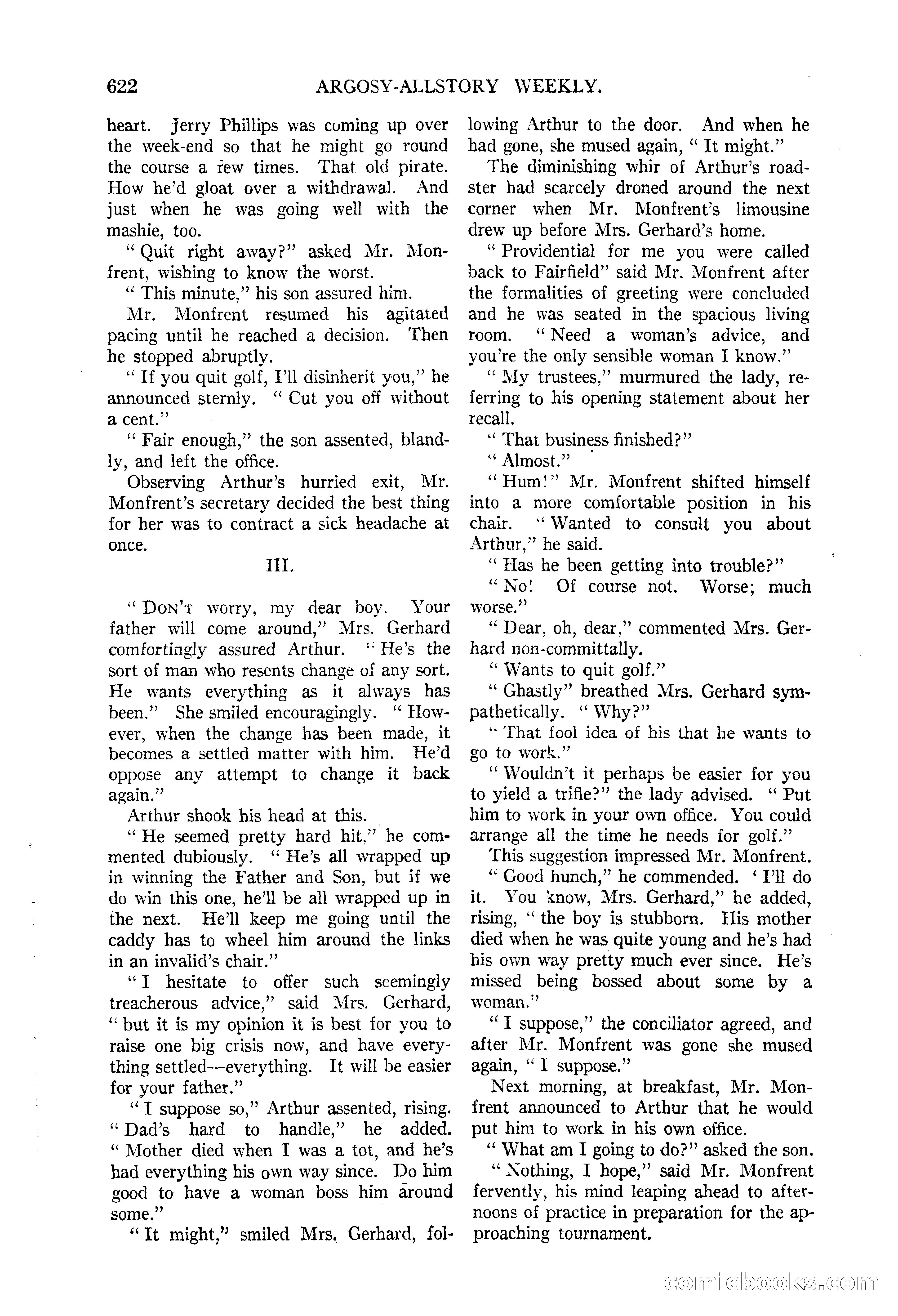 Argosy All-Story Weekly, June 13, 1925 — page 150 of 170