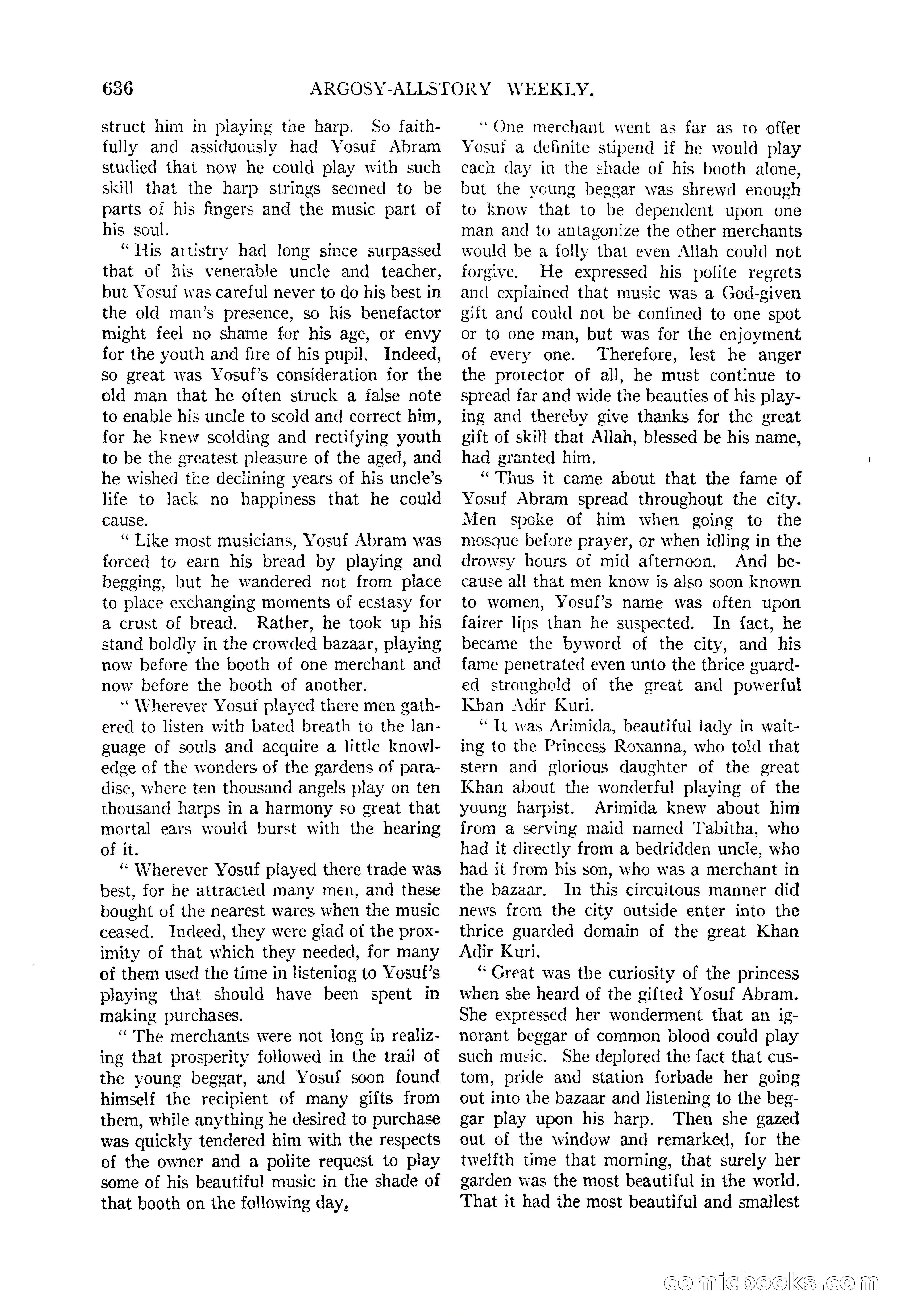 Argosy All-Story Weekly, June 13, 1925 — page 164 of 170