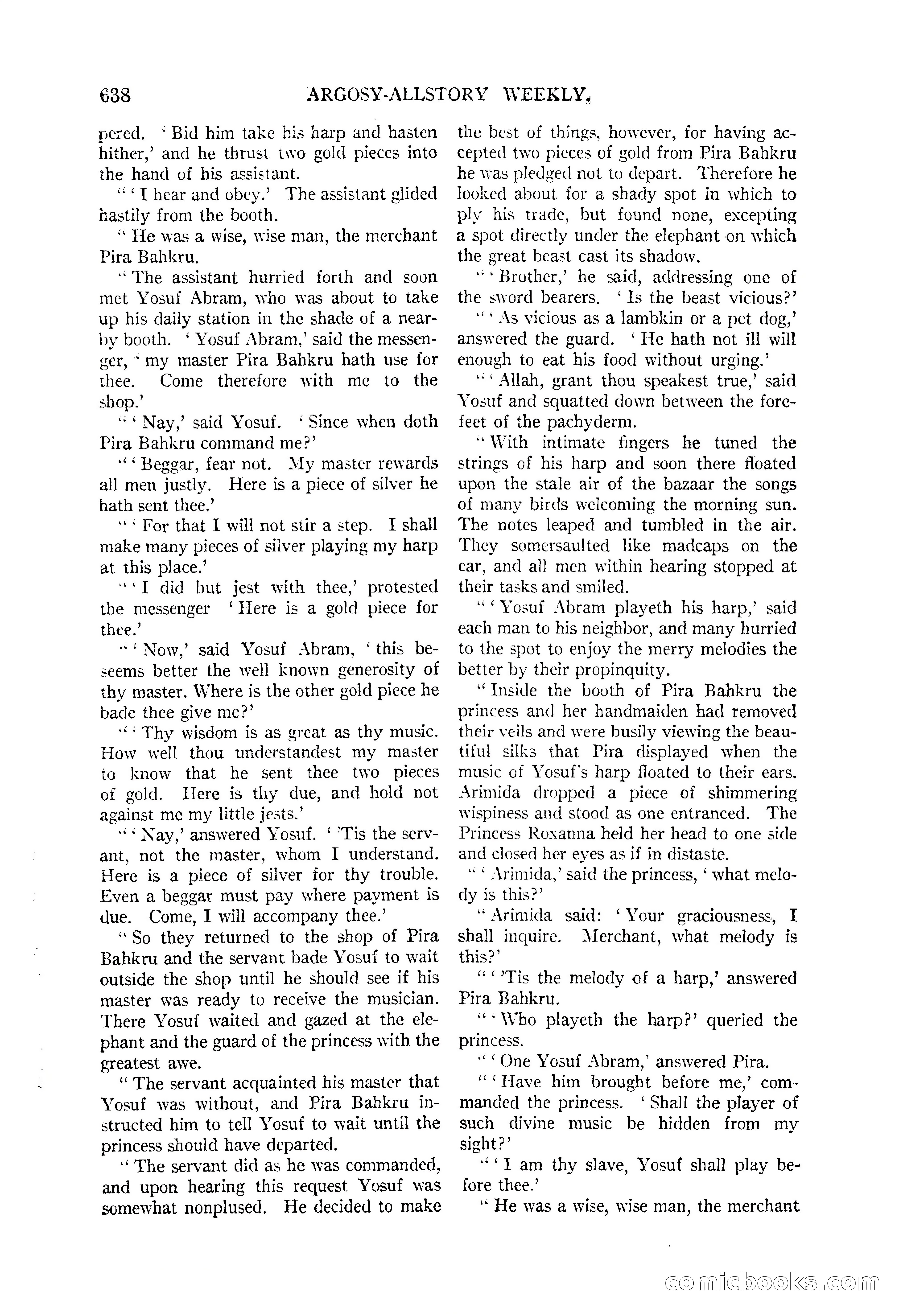 Argosy All-Story Weekly, June 13, 1925 — page 166 of 170
