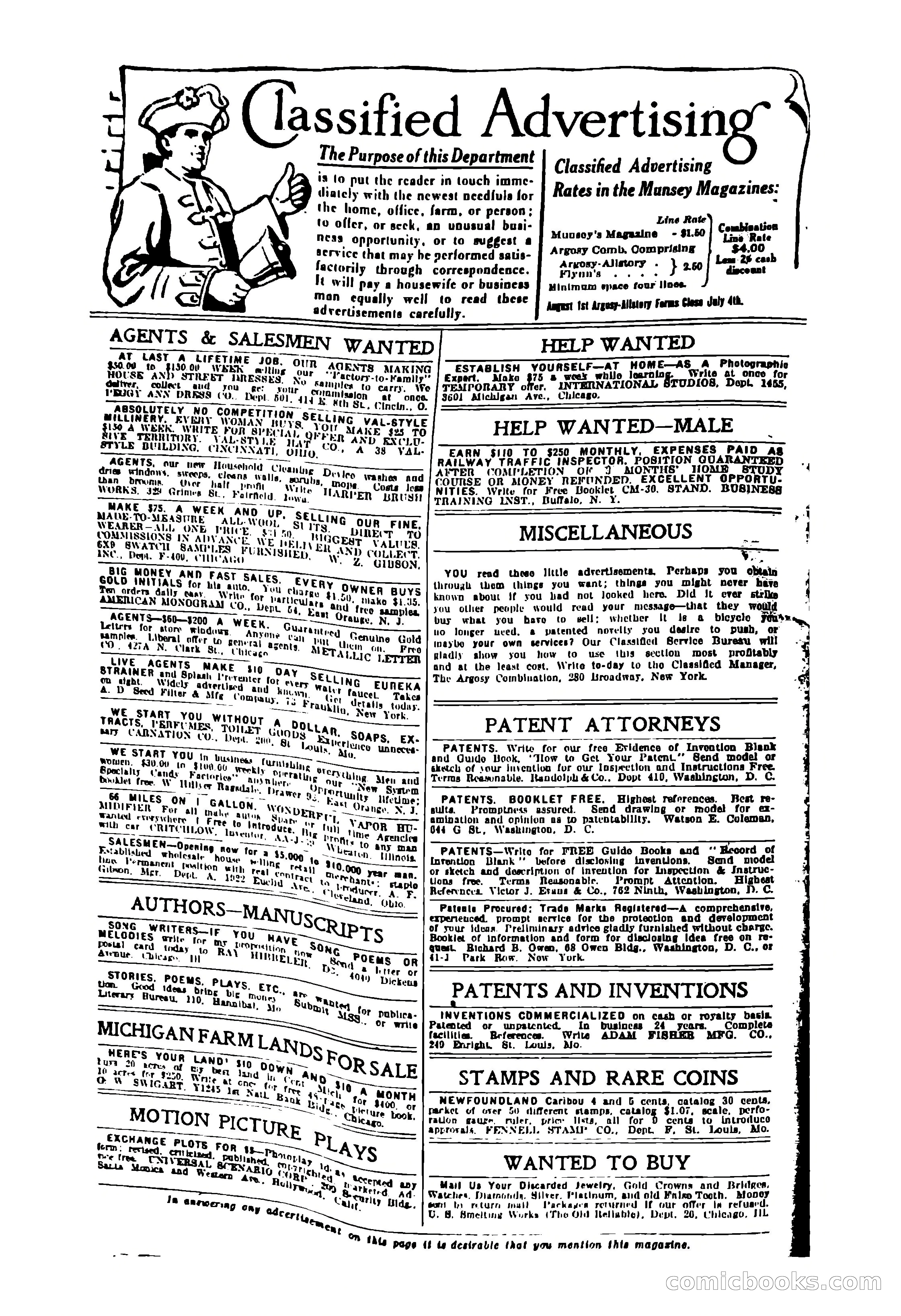 Argosy All-Story Weekly, June 27, 1925 — page 6 of 168