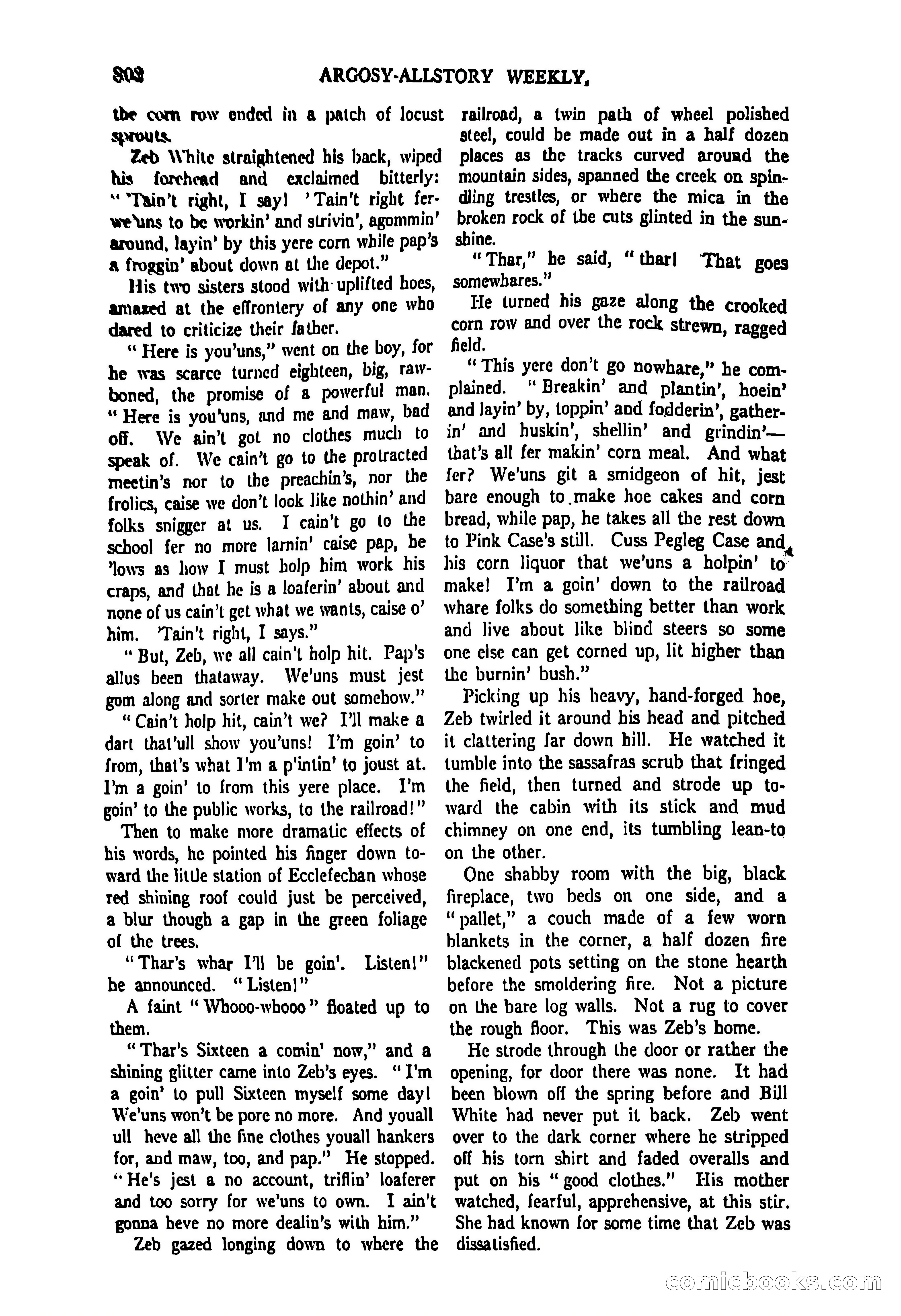Argosy All-Story Weekly, June 27, 1925 — page 8 of 168