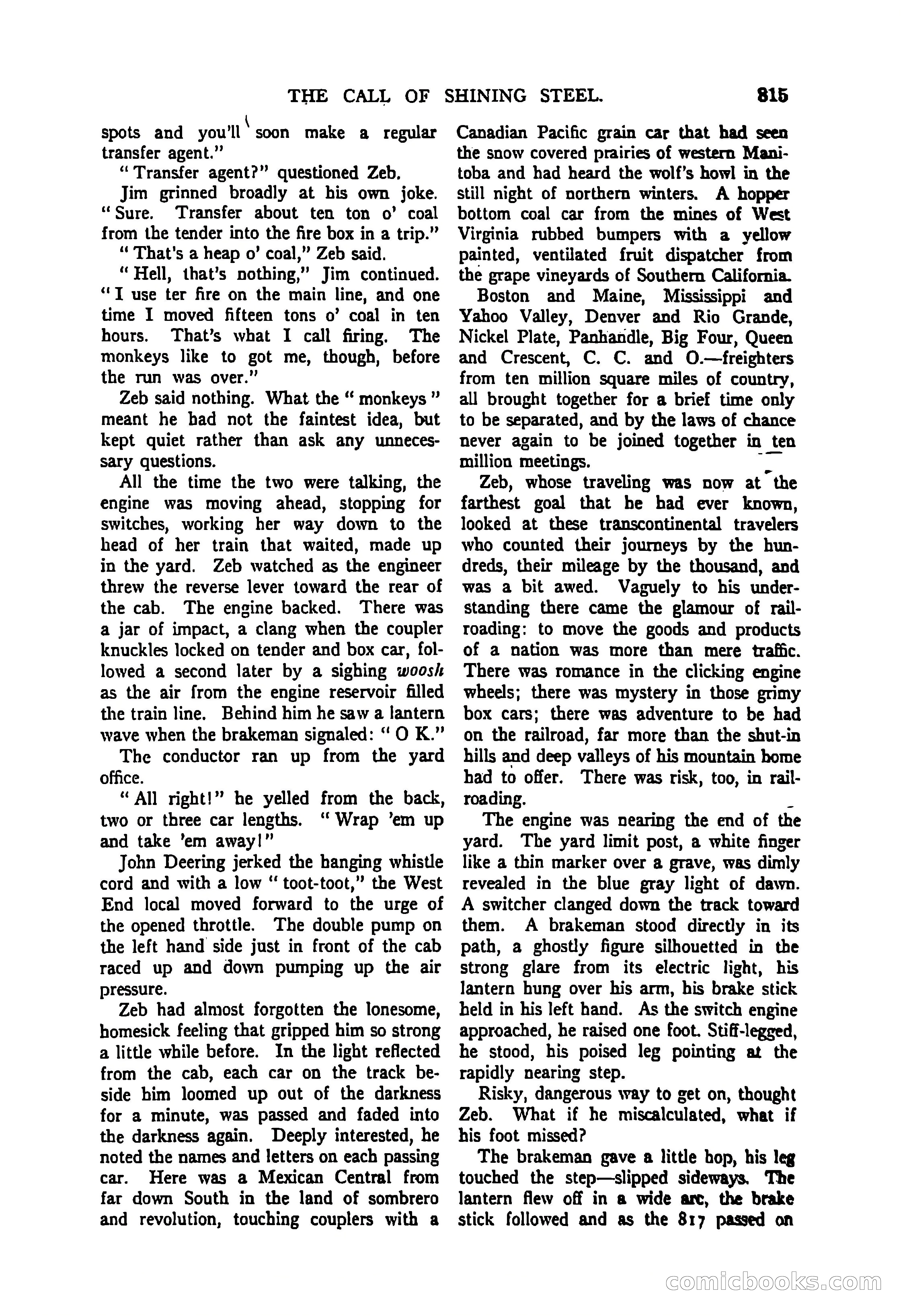 Argosy All-Story Weekly, June 27, 1925 — page 21 of 168
