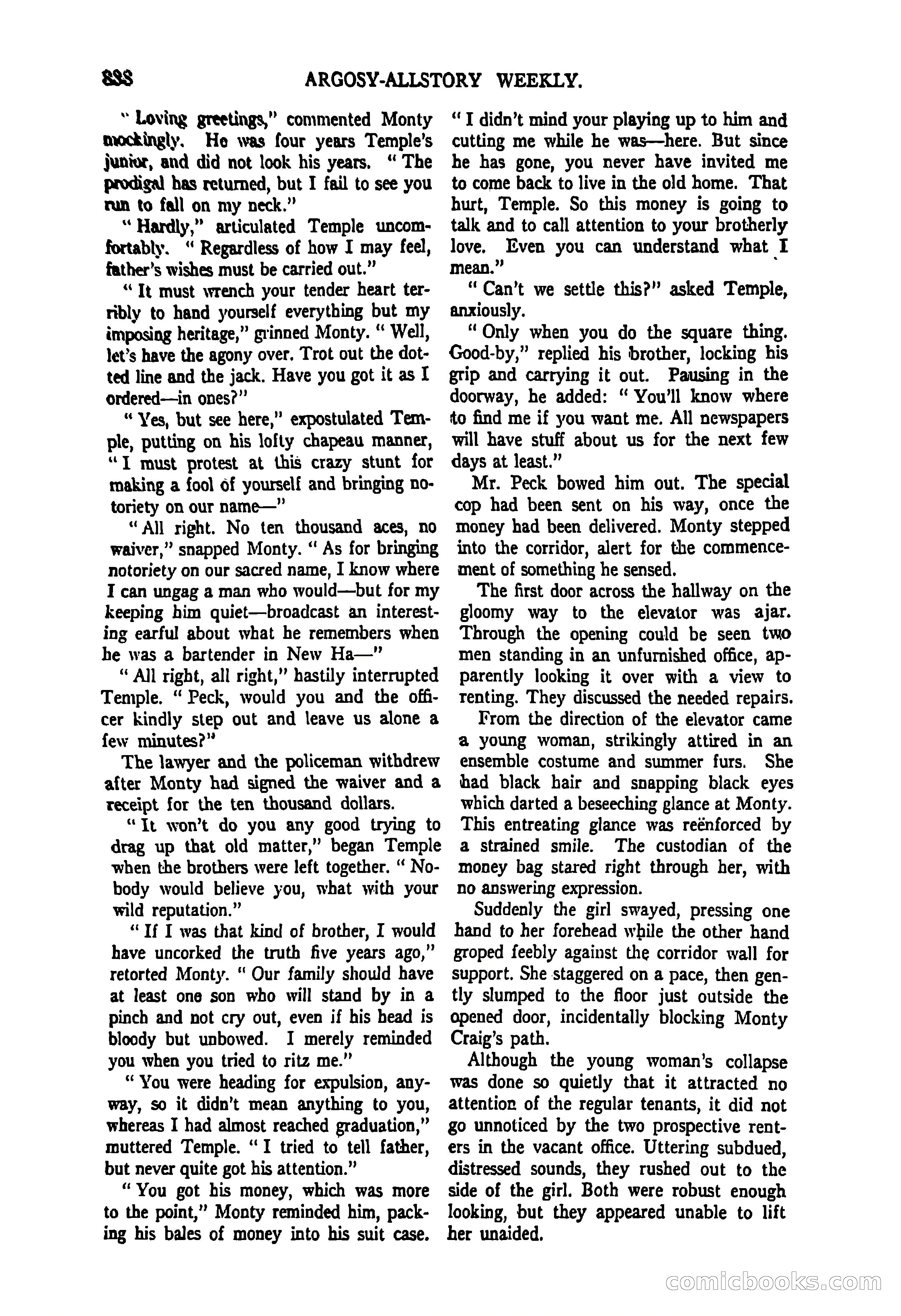 Argosy All-Story Weekly, June 27, 1925 — page 46 of 168