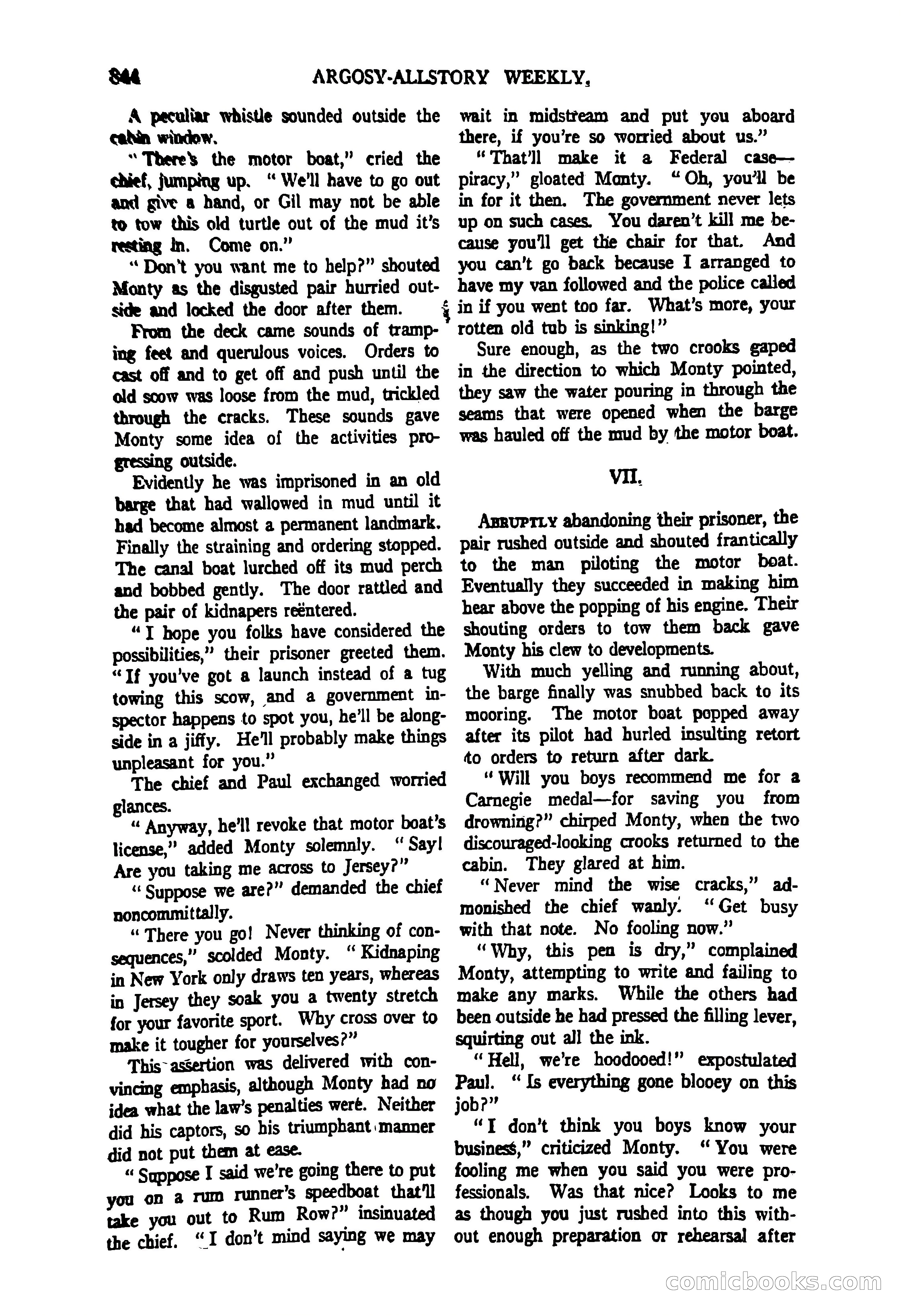 Argosy All-Story Weekly, June 27, 1925 — page 52 of 168