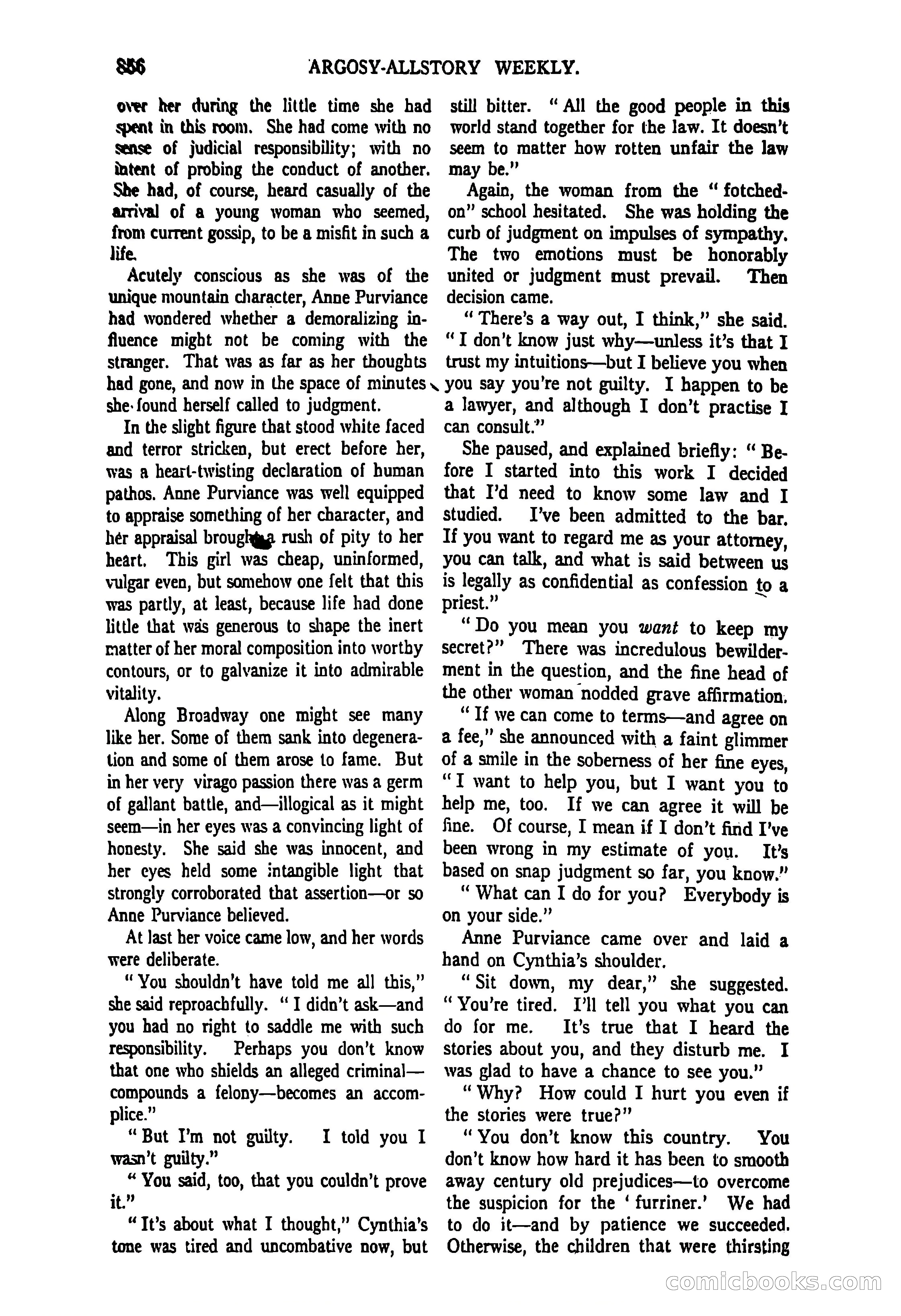 Argosy All-Story Weekly, June 27, 1925 — page 64 of 168