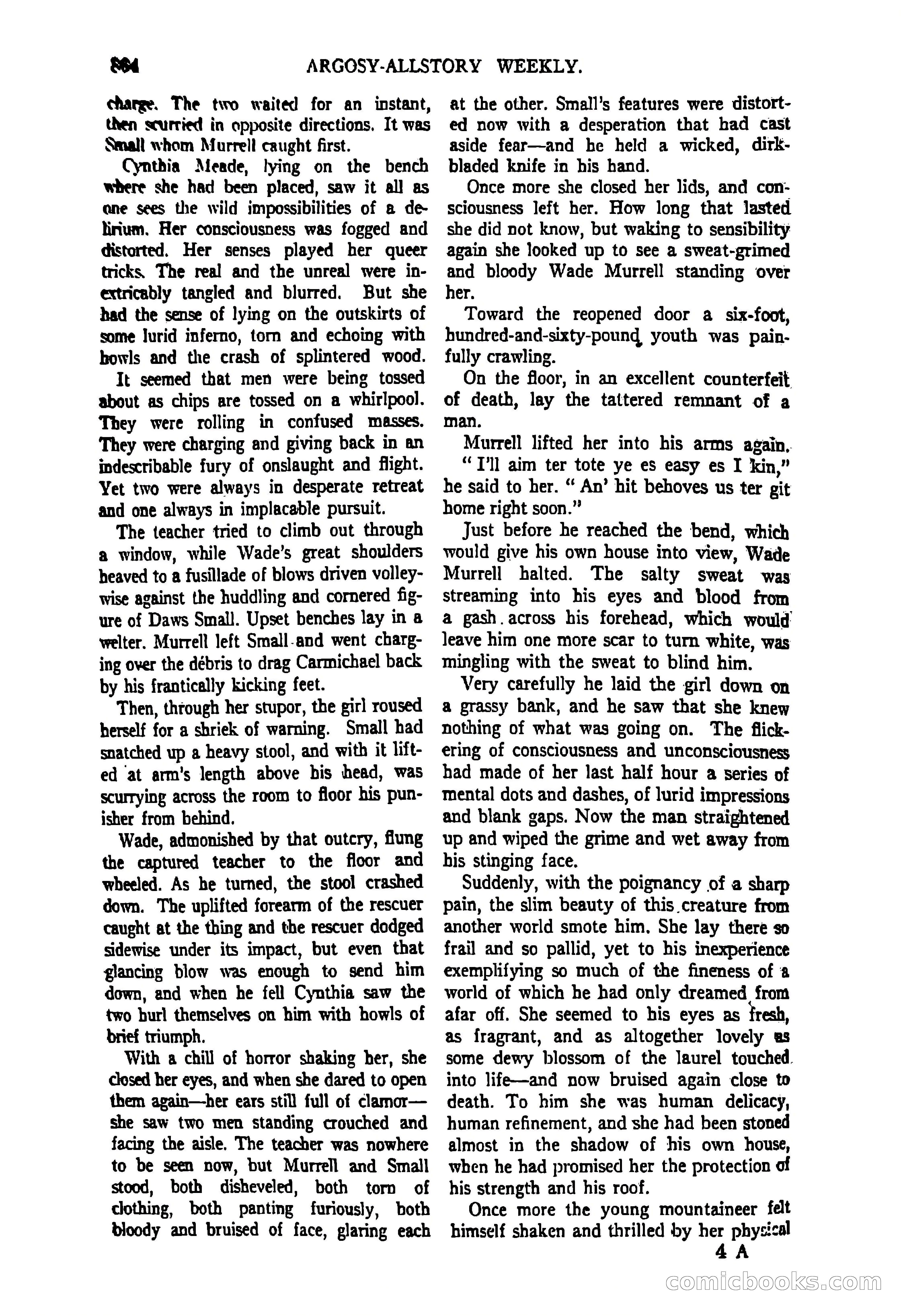 Argosy All-Story Weekly, June 27, 1925 — page 72 of 168