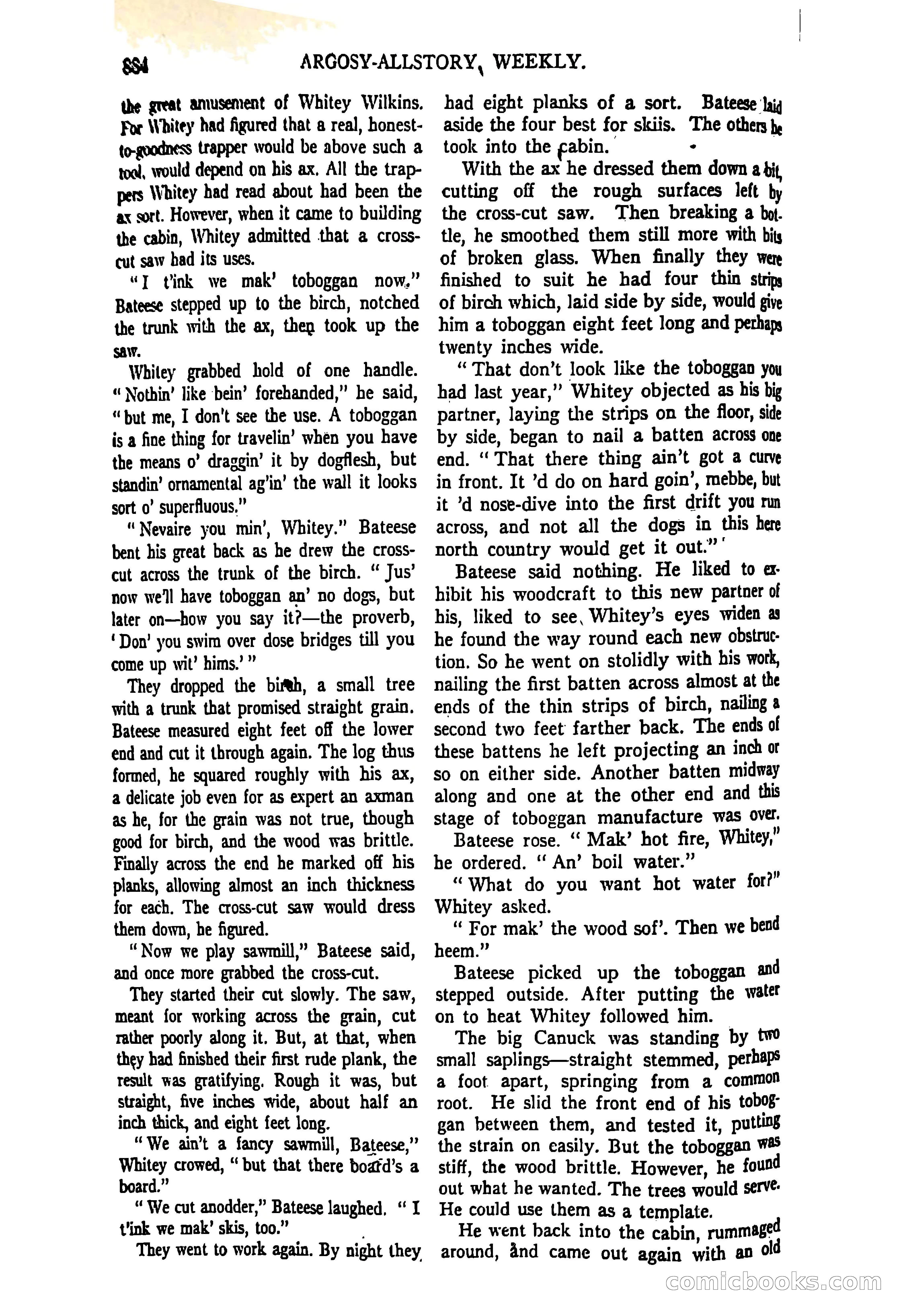 Argosy All-Story Weekly, June 27, 1925 — page 92 of 168