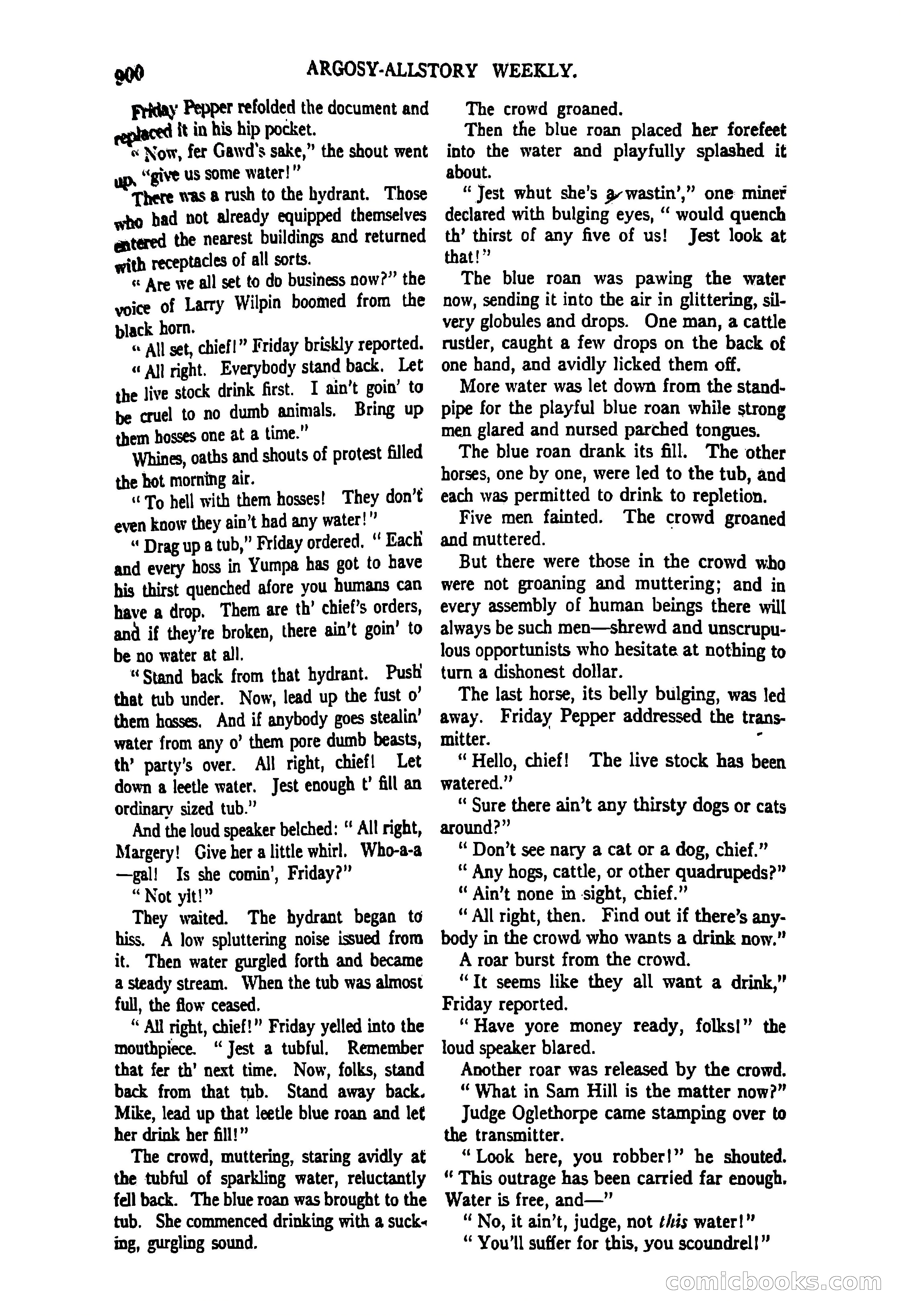 Argosy All-Story Weekly, June 27, 1925 — page 104 of 168