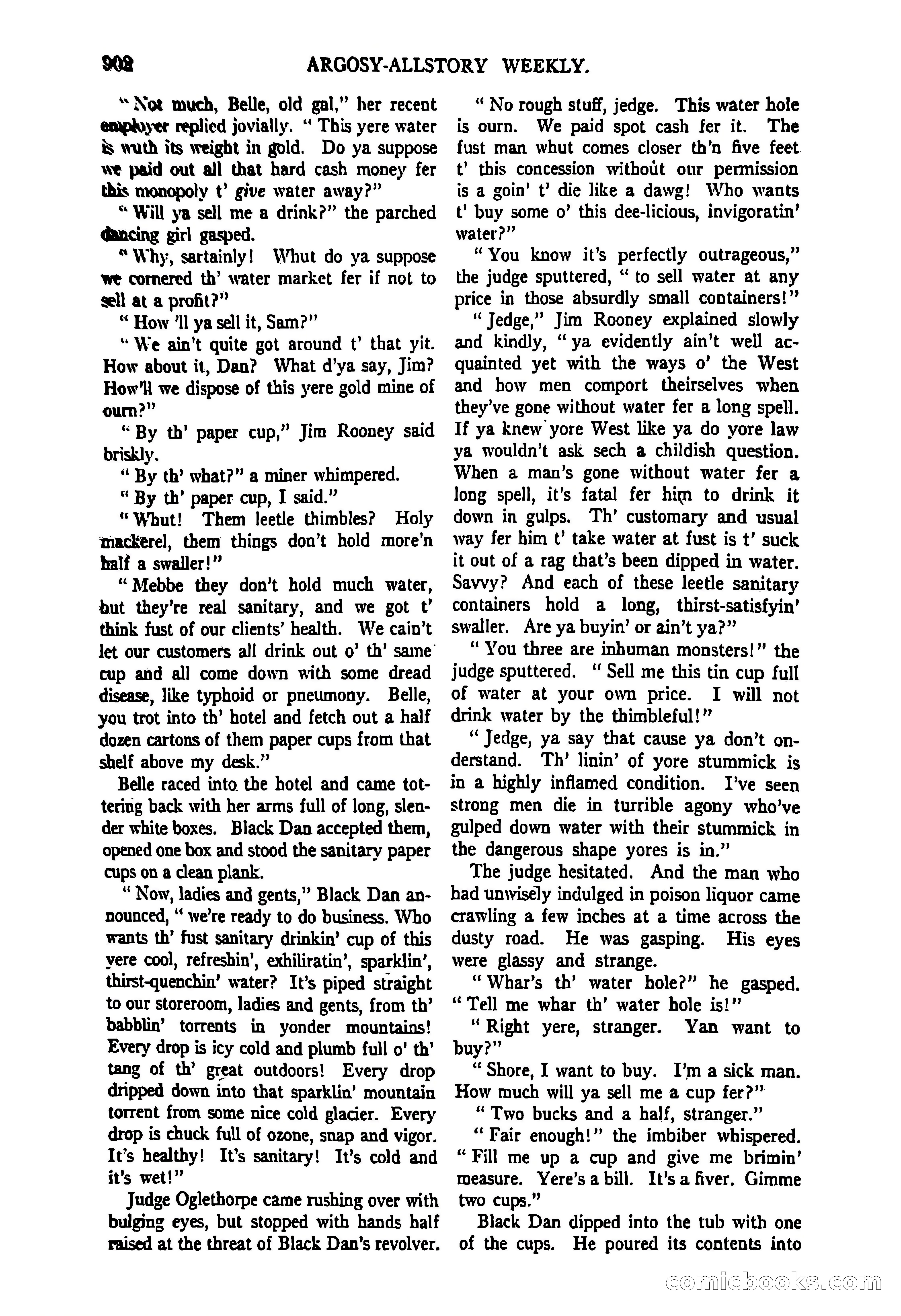 Argosy All-Story Weekly, June 27, 1925 — page 106 of 168